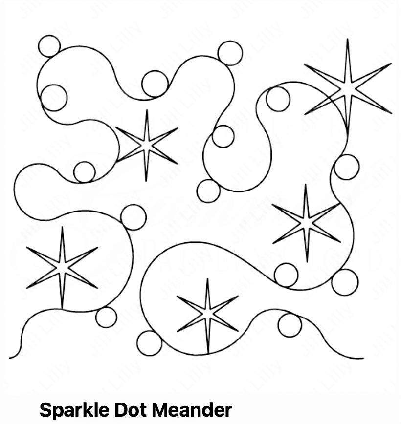 Sparkle Dot Meander