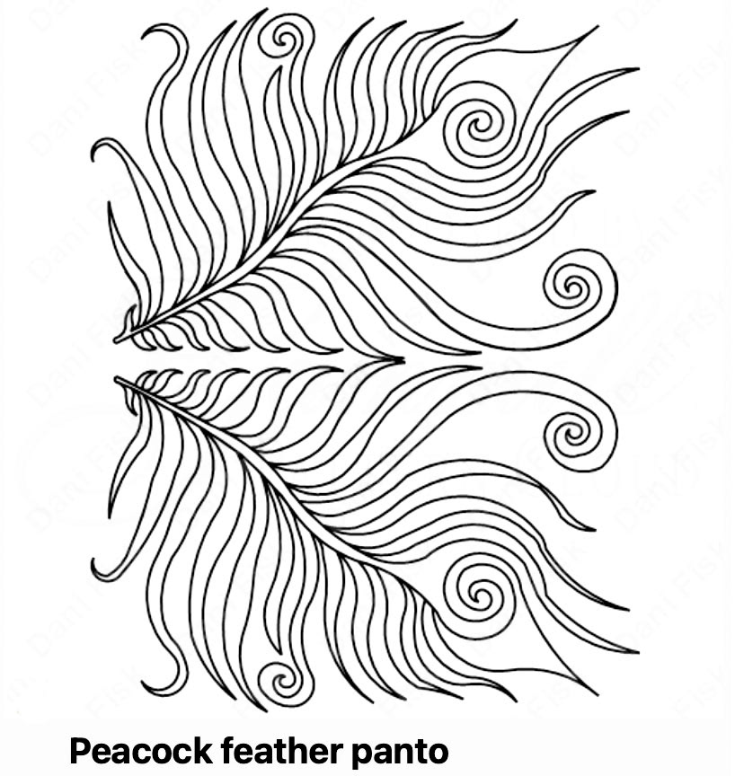 Peacock Feather Panto