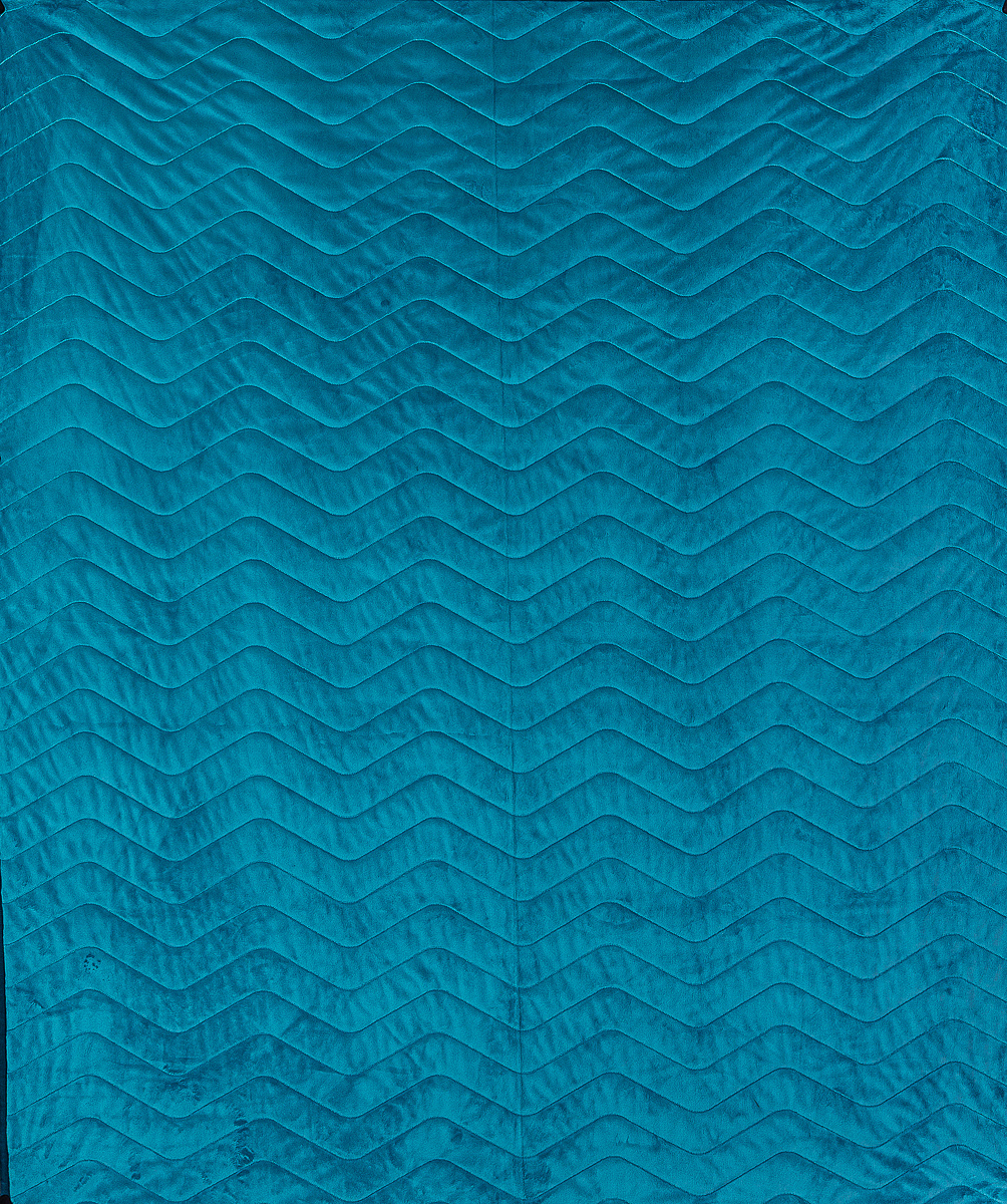Minky back with Zig Zag Modern patten