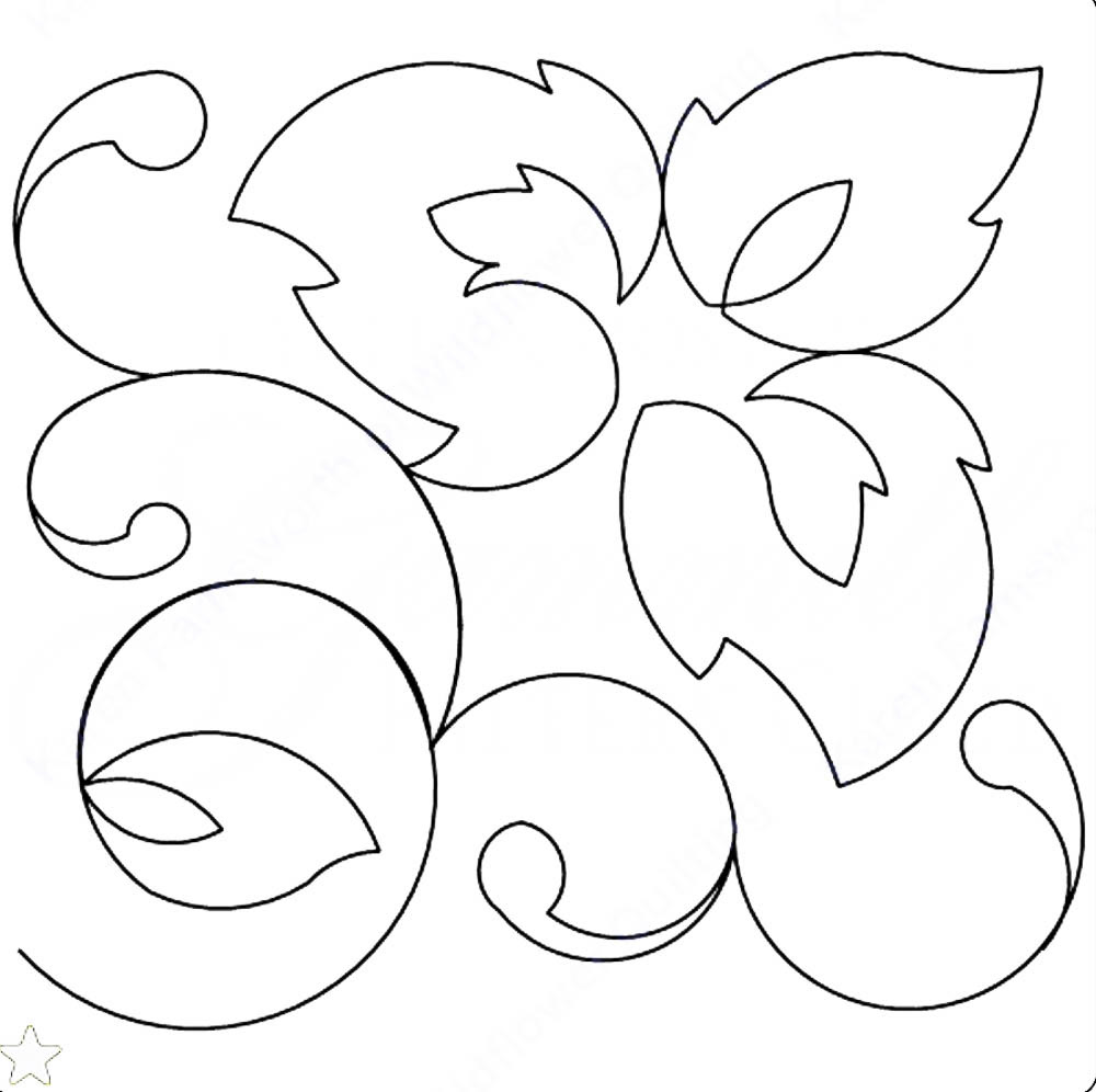 Triple Leaf Swirls