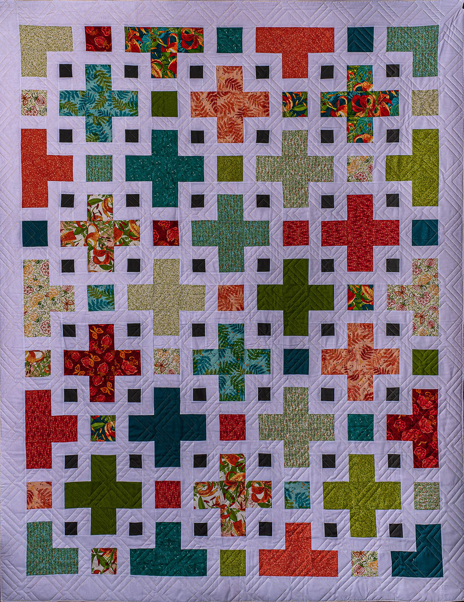 Diagonal Plaid Pattern