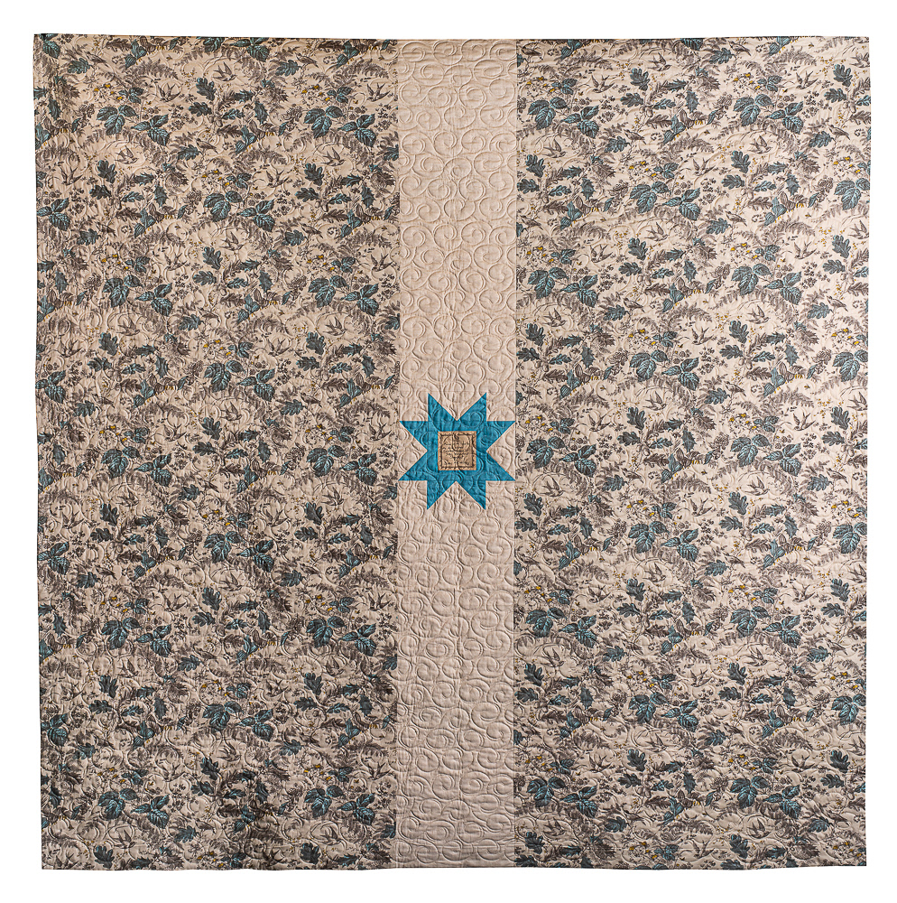 Quilt back - RibbonCurls Pattern