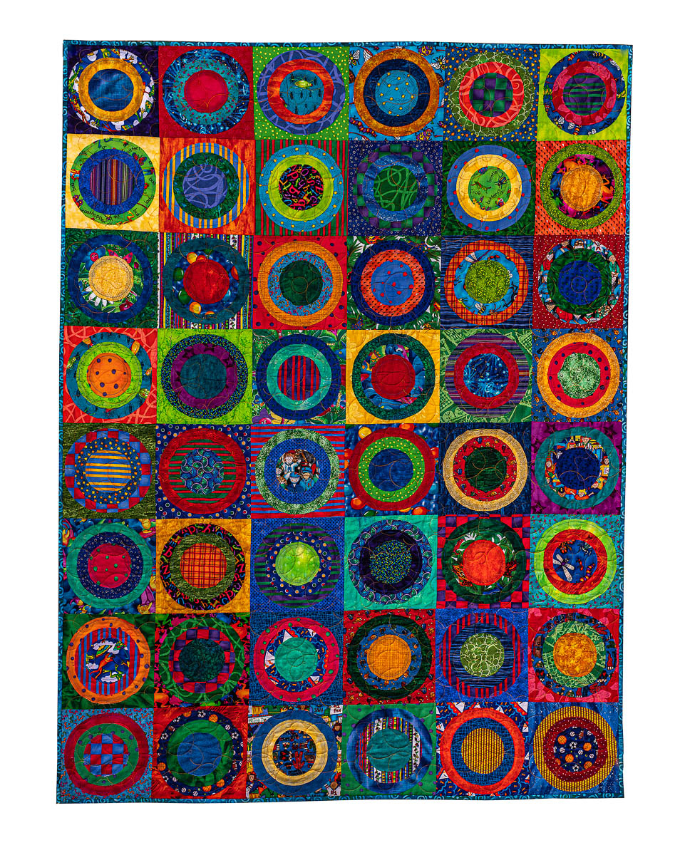 Circle Appliqués with Fish Cracker Pattern