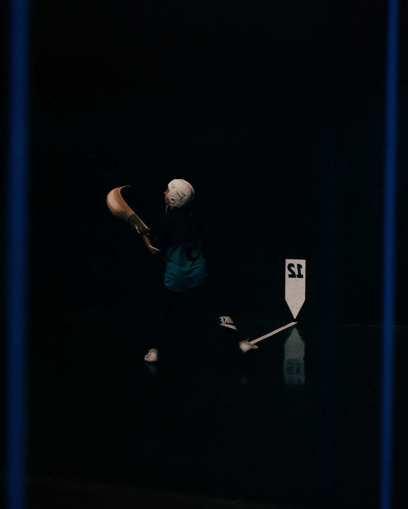 France, Bayonne, 2023-06-15. Basque pelota, a history of transmission in a sport with a long tradition. Discover the diversity of pelota with female players et with the French team's handi pelota section. Xana Gonzalez, 17, took part with the French team in the last Basque pelota world championships in Biarritz in 2022. Naturally, she started playing Cesta Punta because her brother Bixente also plays at a high level and, above all, because her father, Peyo Gonzalez, runs the last Chistera workshop in France. Photograph by romain de sigalas / hans lucas. France, bayonne, 2023-06-15. La pelote Basque, une histoire de transmission dans un sport de longue tradition. A la rencontre de la diversite de la pelote avec les joueuses et egalement la section handi pelote de l equipe de France. Xana Gonzalez, 17 ans a participe avec l équipe de France au dernier championnats du monde de pelote Basque a Biarritz en 2022. Tout naturellement, elle a commence la Cesta Punta car son frere Bixente y joue également au haut niveau et surtout car son papa, Peyo Gonzalez tient le dernier atelier de fabrication de Chistera en France. Photographie de romain de sigalas / hans lucas.