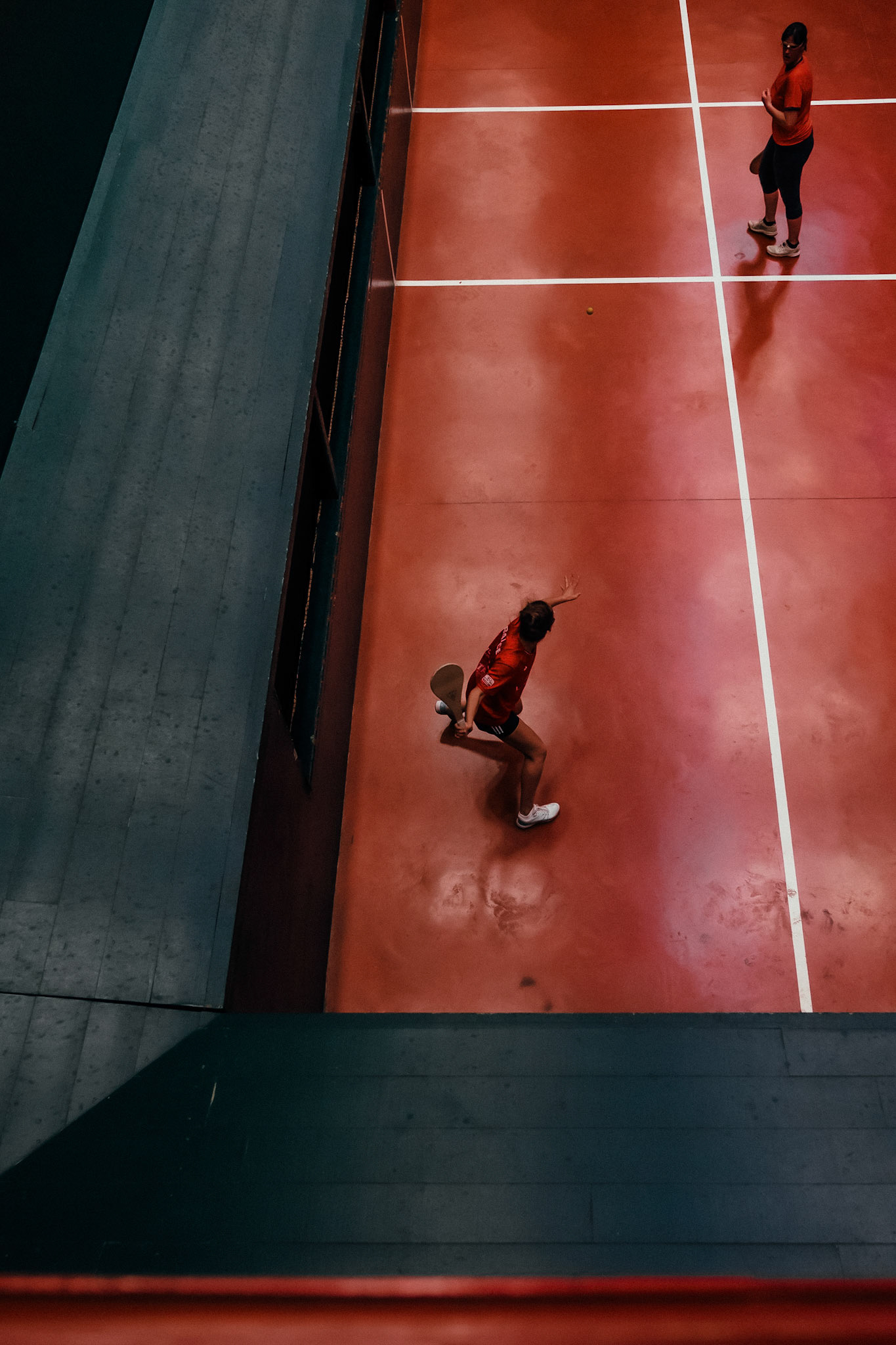 France, Bayonne, 2023-06-15. Basque pelota, a history of transmission in a sport with a long tradition. Discover the diversity of pelota with female players et with the French team's handi pelota section. Photograph by romain de sigalas / hans lucas. France, bayonne, 2023-06-15. La pelote Basque, une histoire de transmission dans un sport de longue tradition. A la rencontre de la diversite de la pelote avec les joueuses et egalement la section handi pelote de l equipe de France. photographie de romain de sigalas / hans lucas.