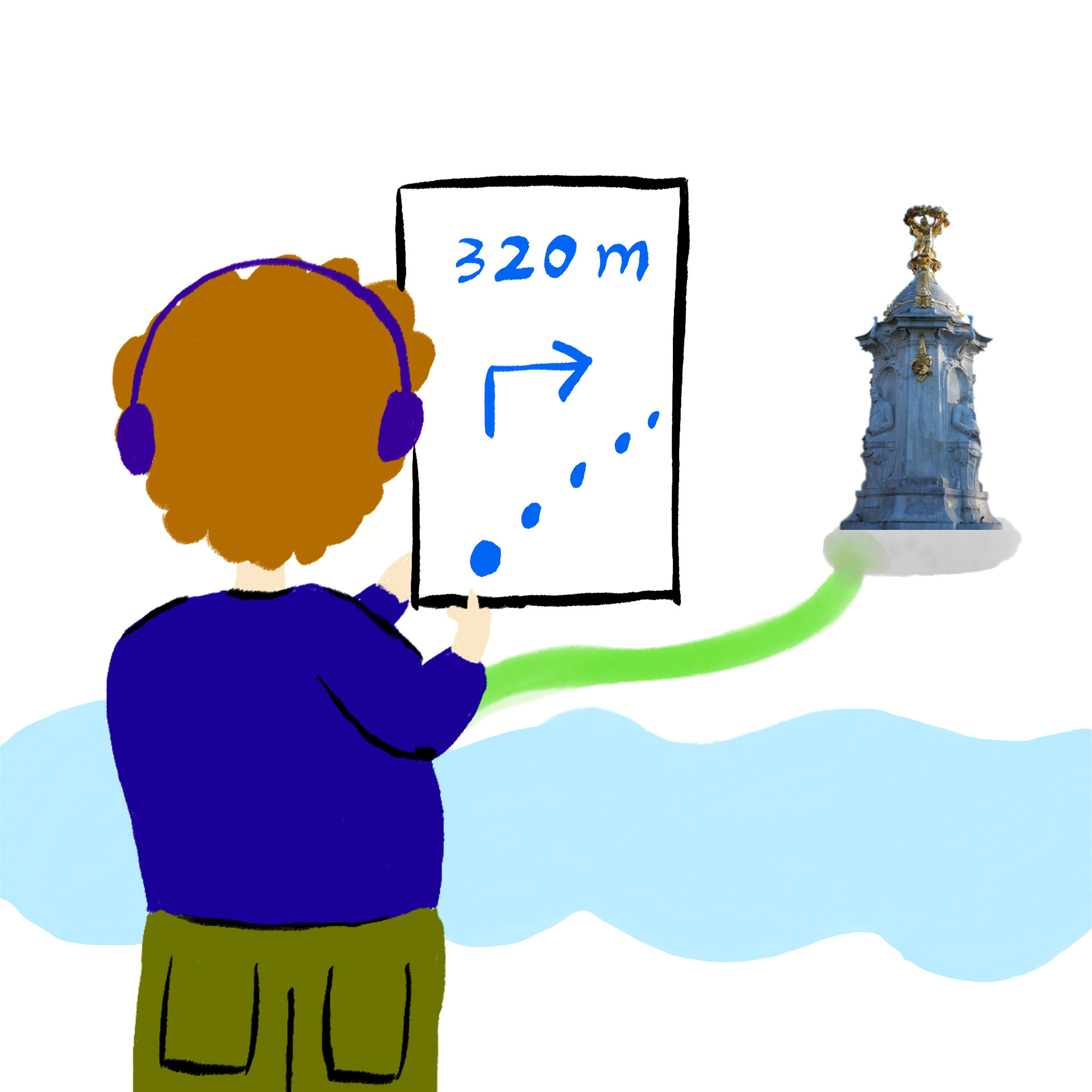 Visual Augmented Navigation