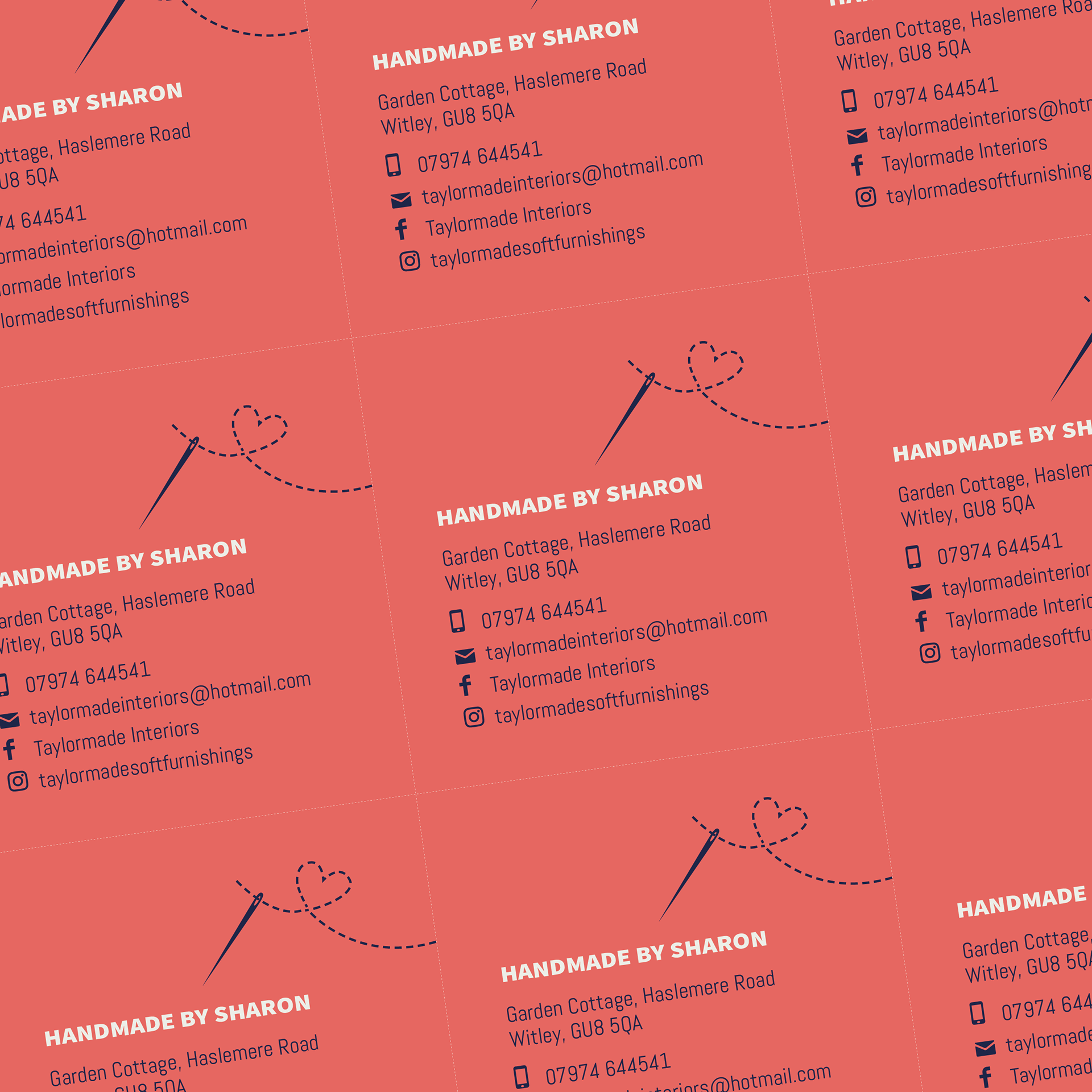 Logo design for the talented Surrey-based seamstress. 