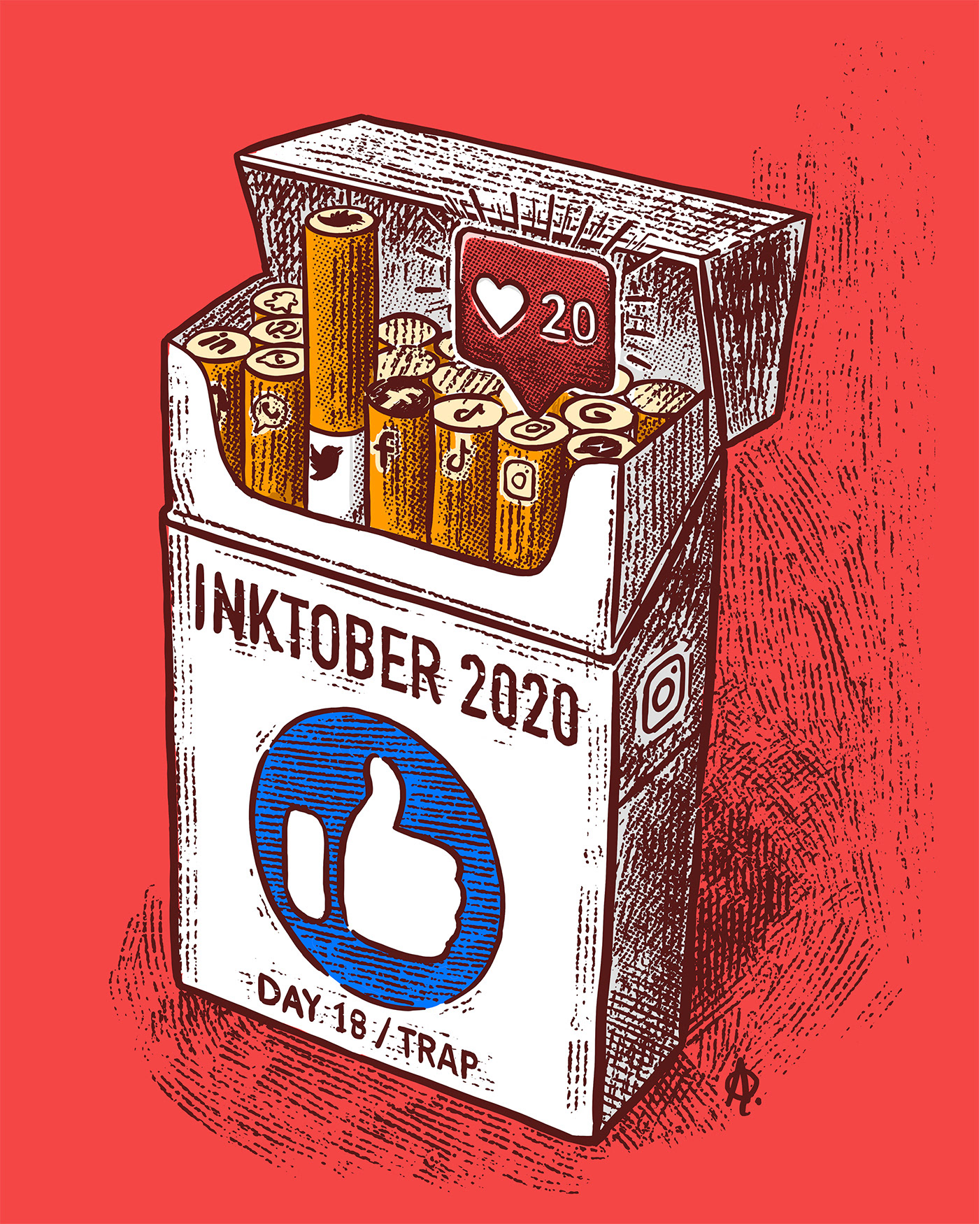 Inktober Day 18 "Trap"