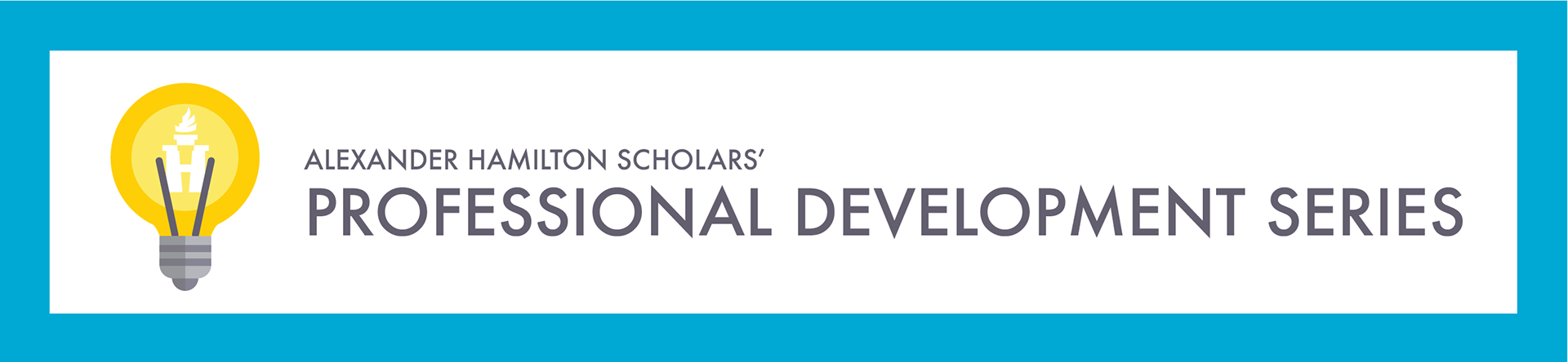 Email banner for professional development series