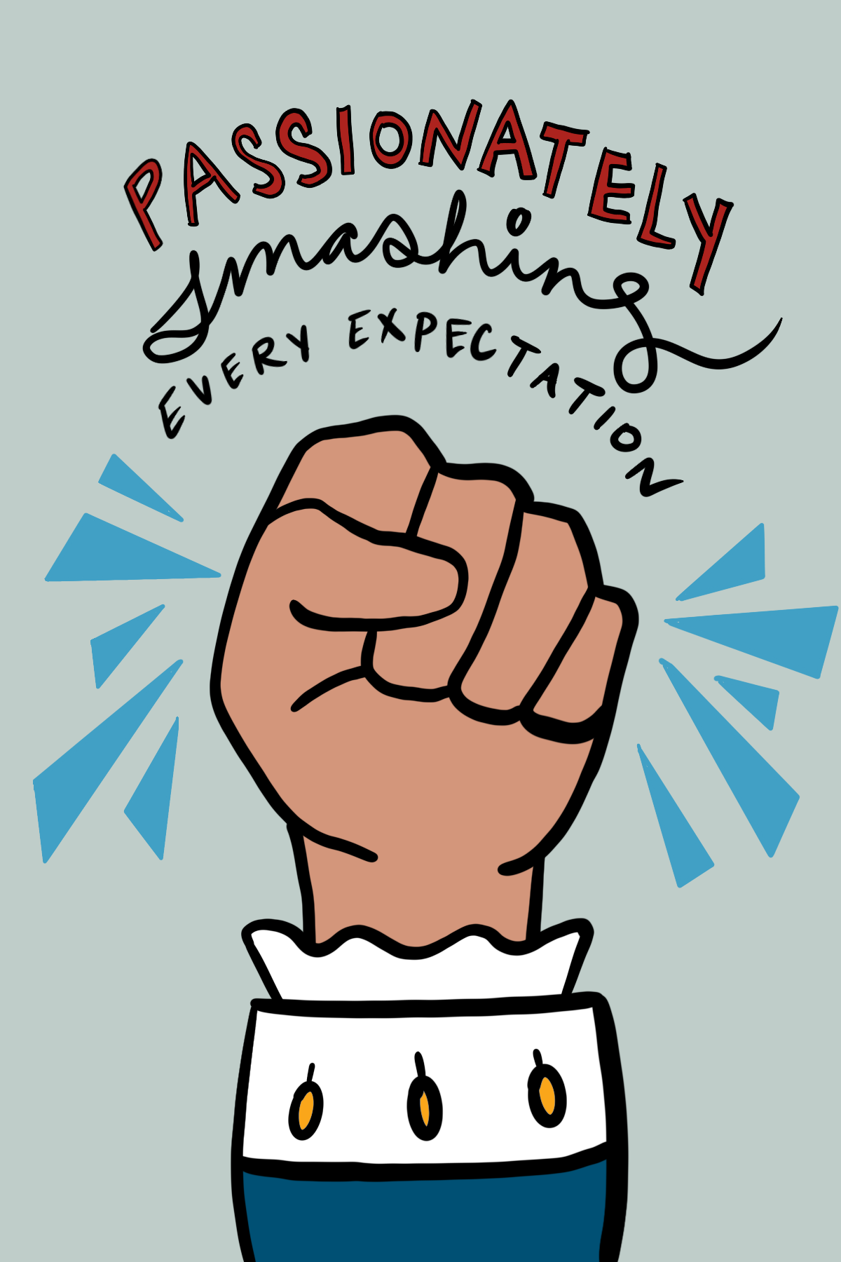 Illustrated postcard design