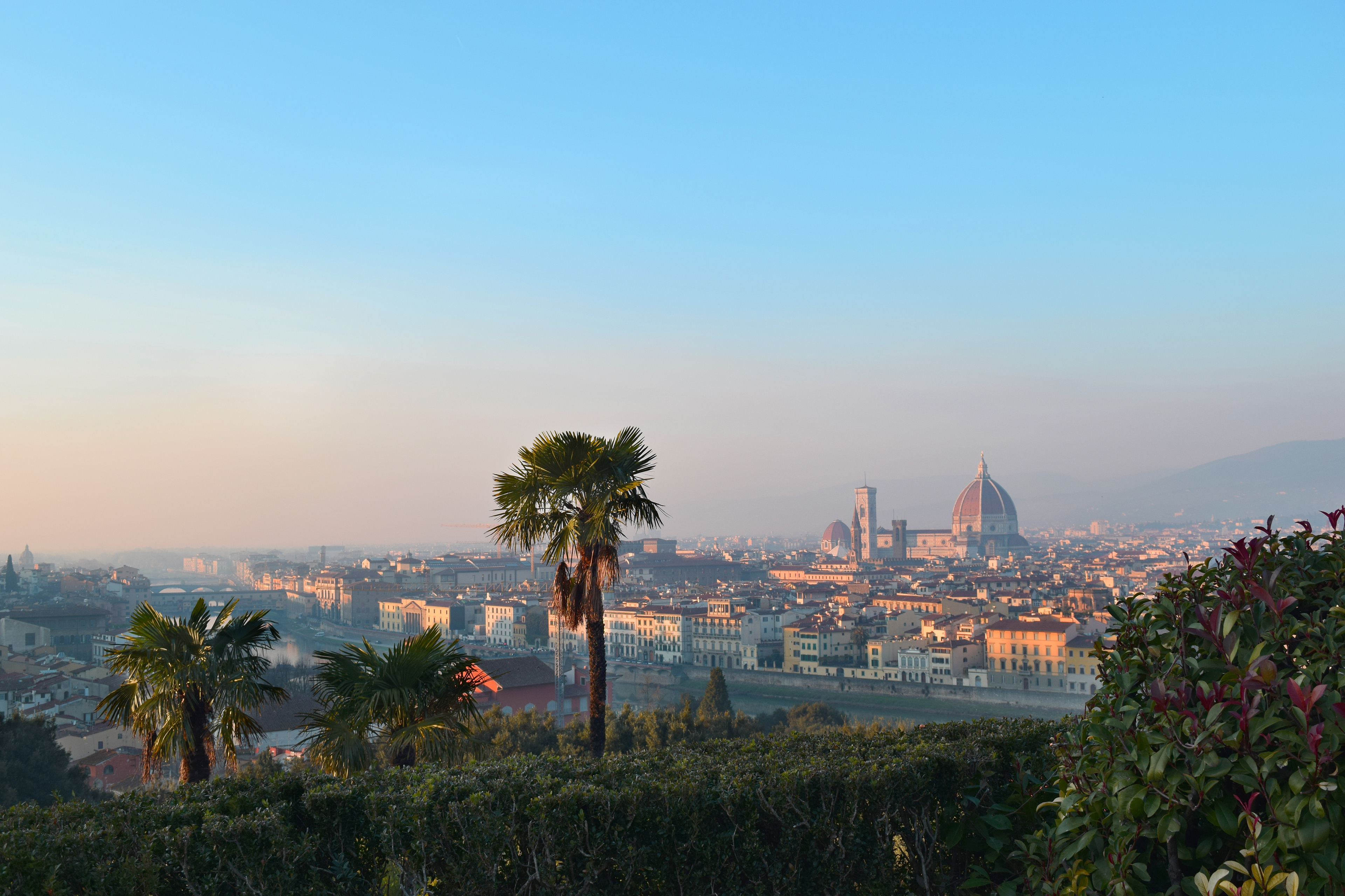 “This is my favorite time and my favorite view of the city. The light shines just right on all the buildings and everything is golden. It feels hopeful. It reminds me of my family back home in Sierra Leone. They see the same sun setting on the horizon that I do. I feel closer to them whenever I watch the sunset.” (Cityscape from Piazzale Michelangelo, Florence, Italy)
