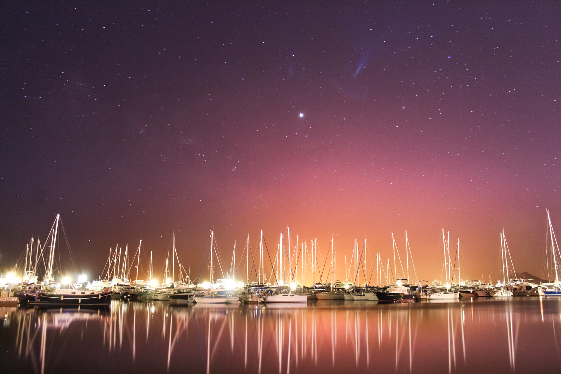 "Harbour at Night"