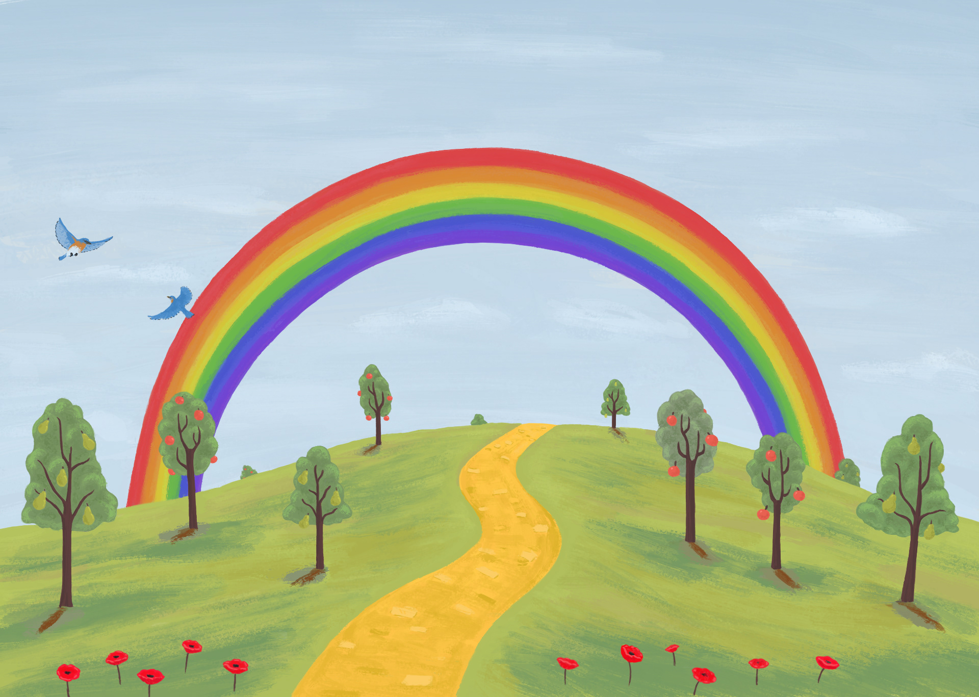 Poster illustration for Teaterfrø