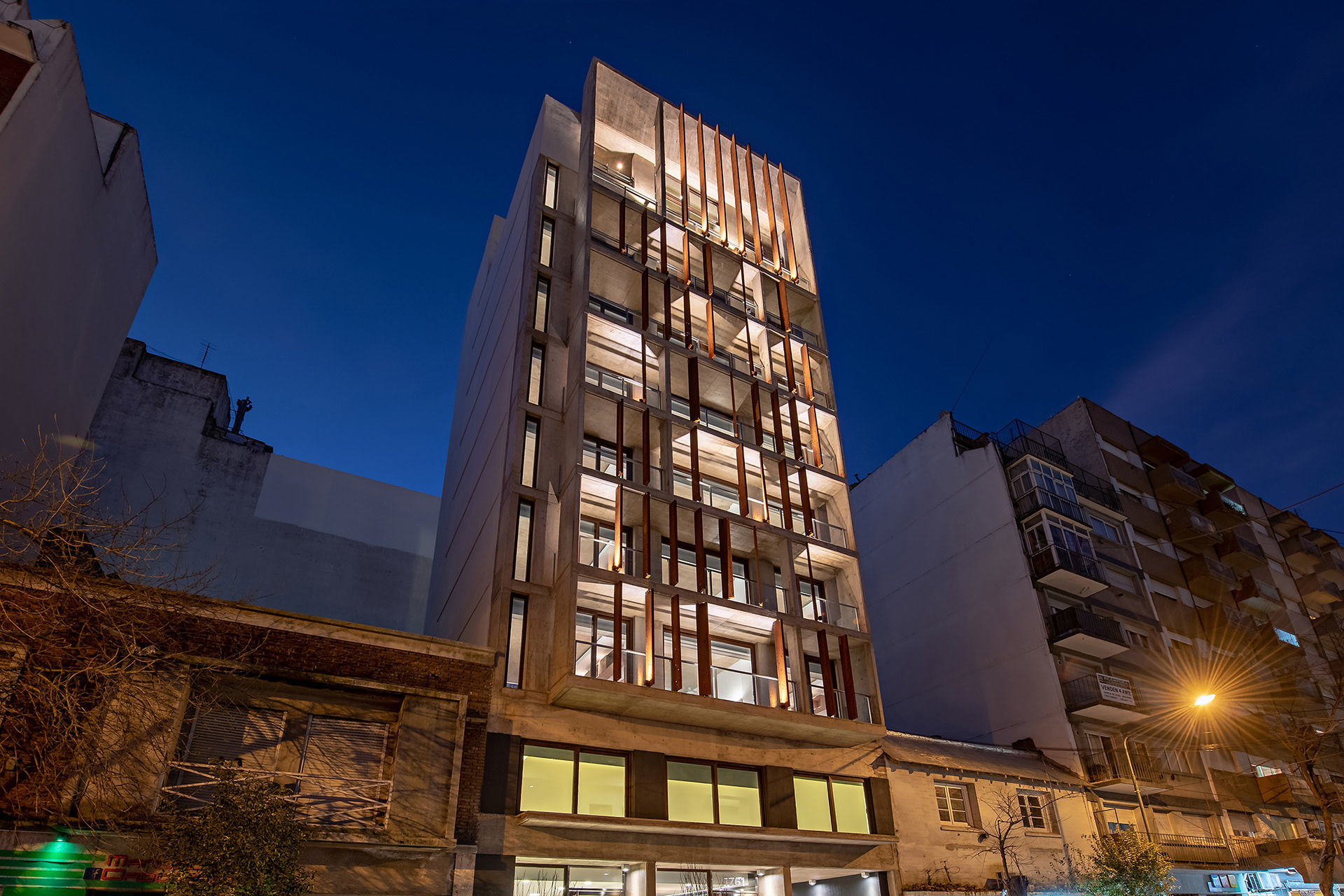 BCG Arquitectos Córdoba Julian Campise Sebastián Giri Juan Becerra Residencia estudiantil edificio arquitectura Sebastián Vecchi fotógrafo Mar del Plata