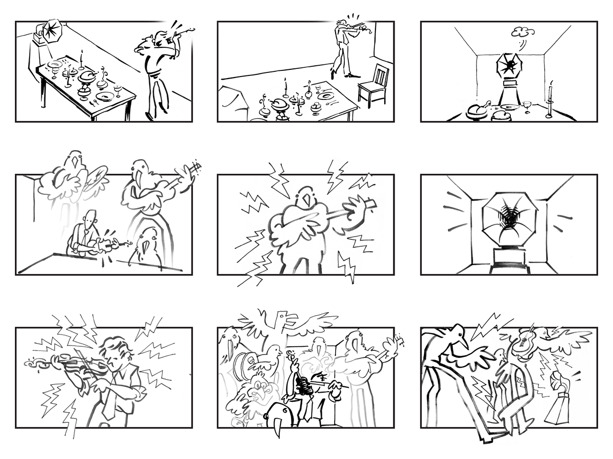 Storyboarding for Andrew Bird, Ekonomisk Mgmt