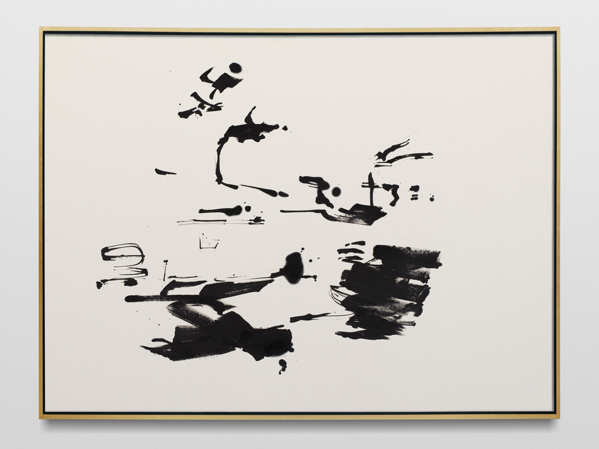   Untitled landscape, 2017. Montana ink on 30"x22" BFK Rives paper. 