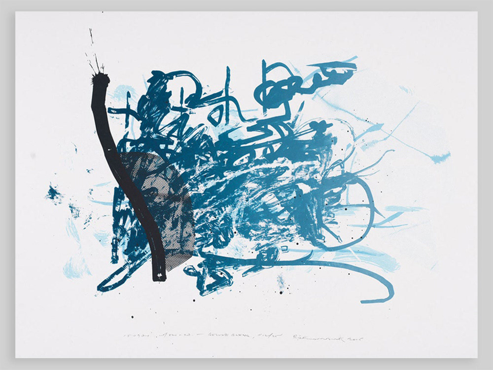 #150901, 2015. 3-color screen print on 100lb French paper, 24 x 18 in. Edition of 25.