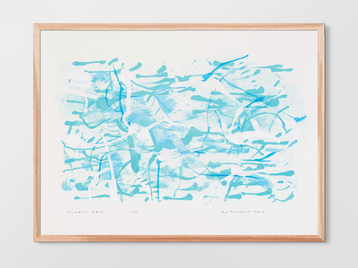 #141213, 2014. 4-color screen print on 100lb French paper, 24 x 18 in. Edition of 30.