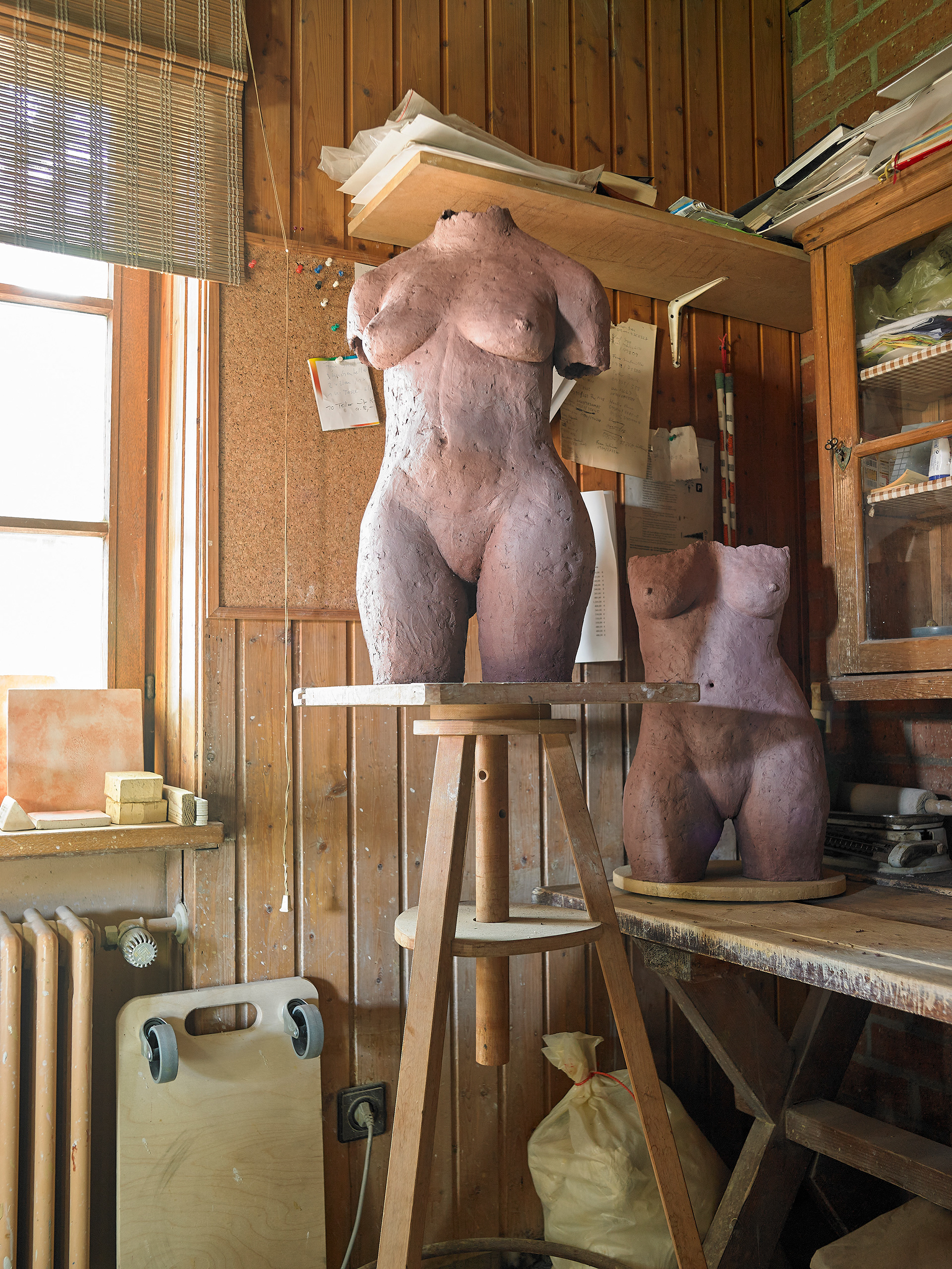 theophil steinbrenner, sommerach, im atelier