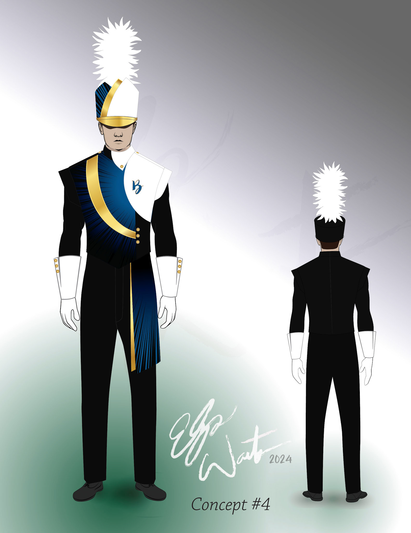 Concept design that incorporates traditional looks with a modern flare.