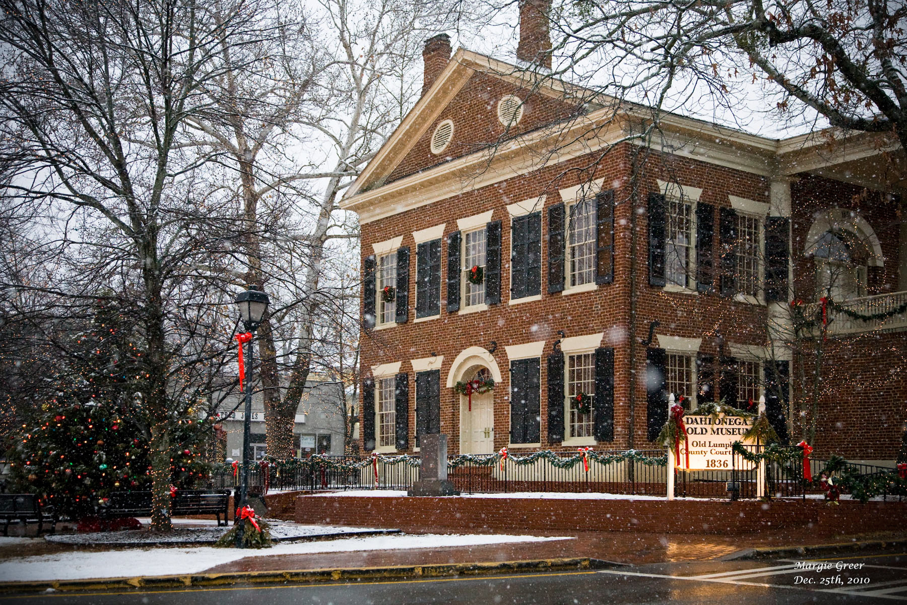 Christmas Day Snow in Dahlonega