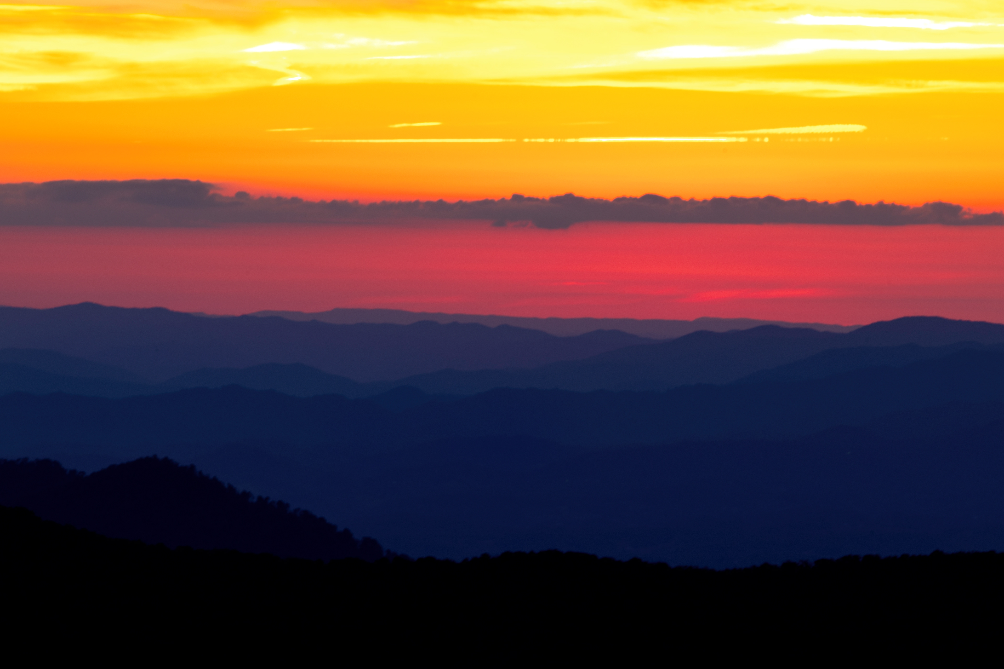 Blue Ridge Parkway Sunset