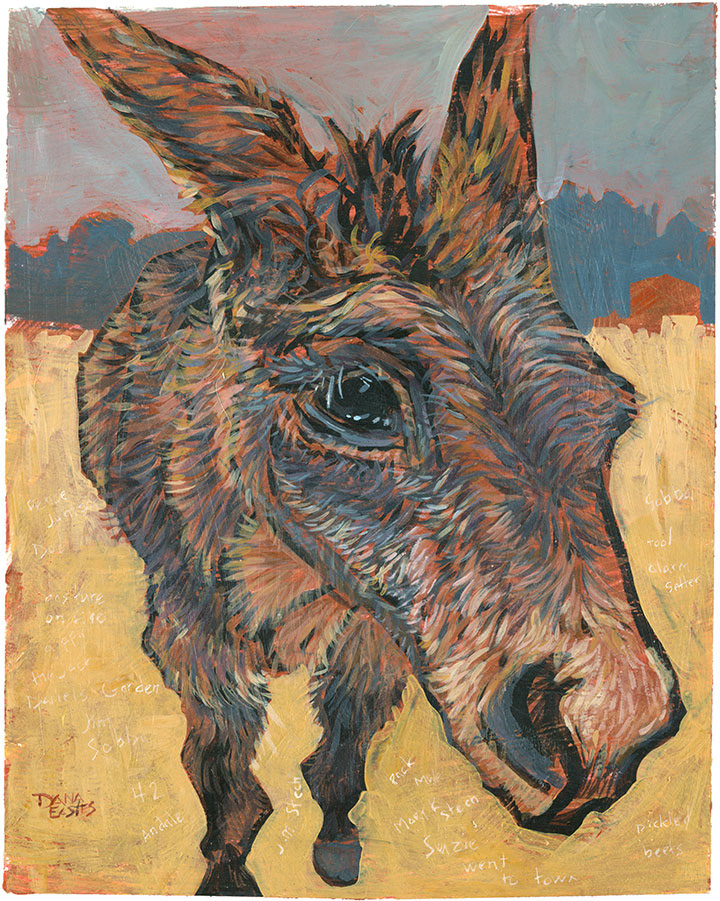 Sobba's Suzie, 16x20", acrylic on paper