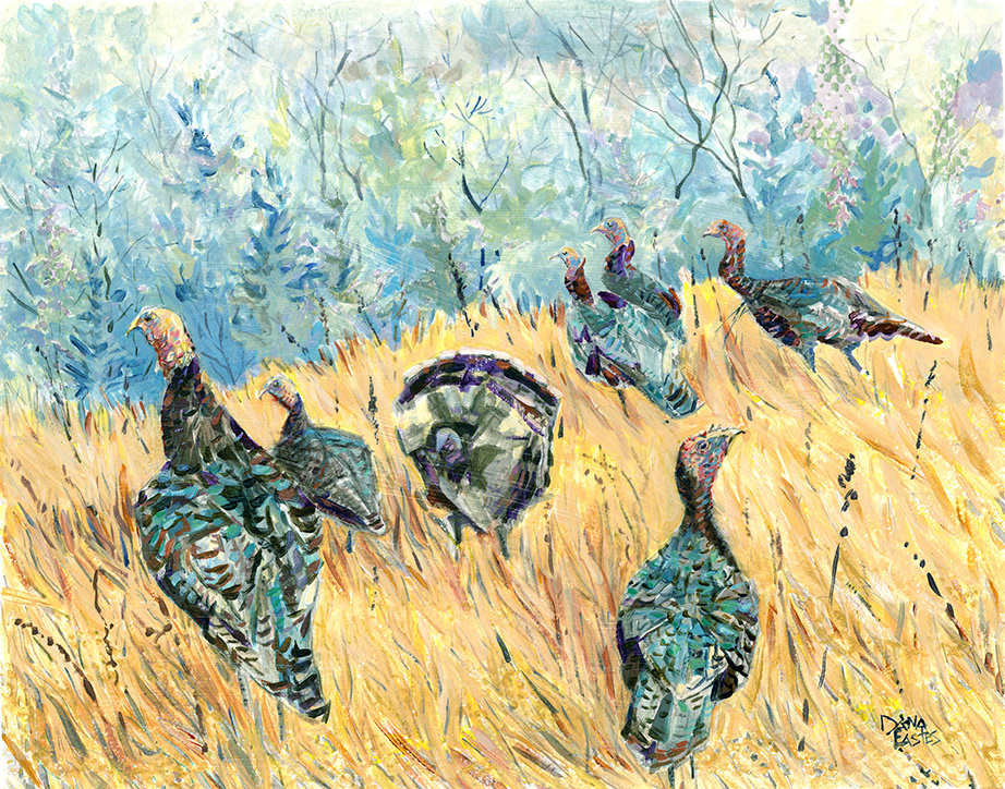 Tom's Time, 20x16", acrylic on paper