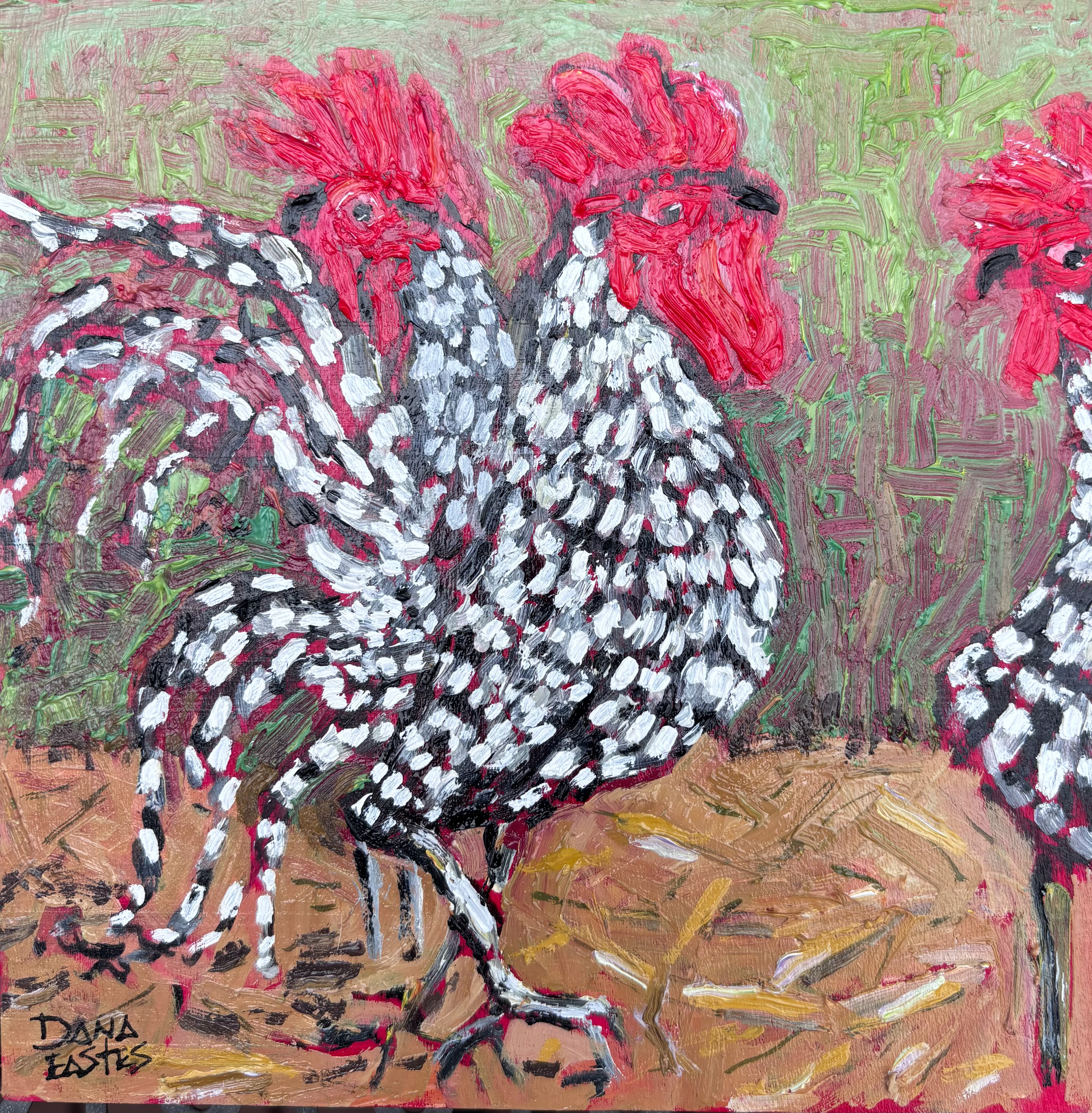 Posturing 6x6"