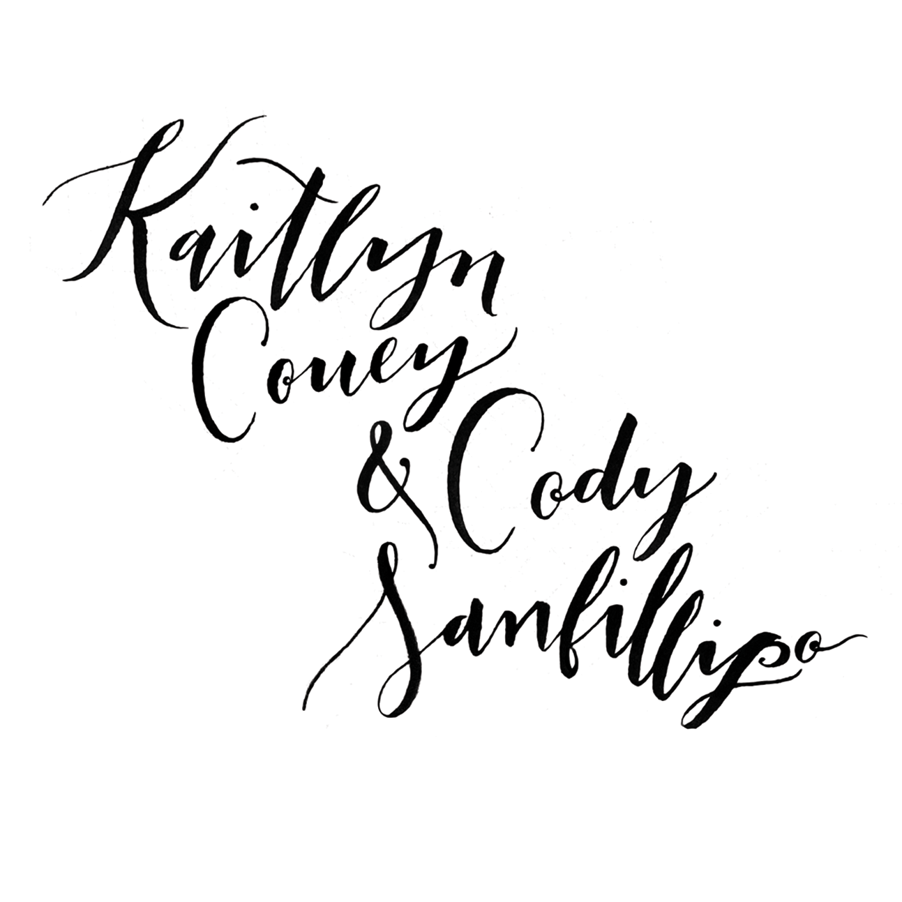 Lettering for Wedding Invitation