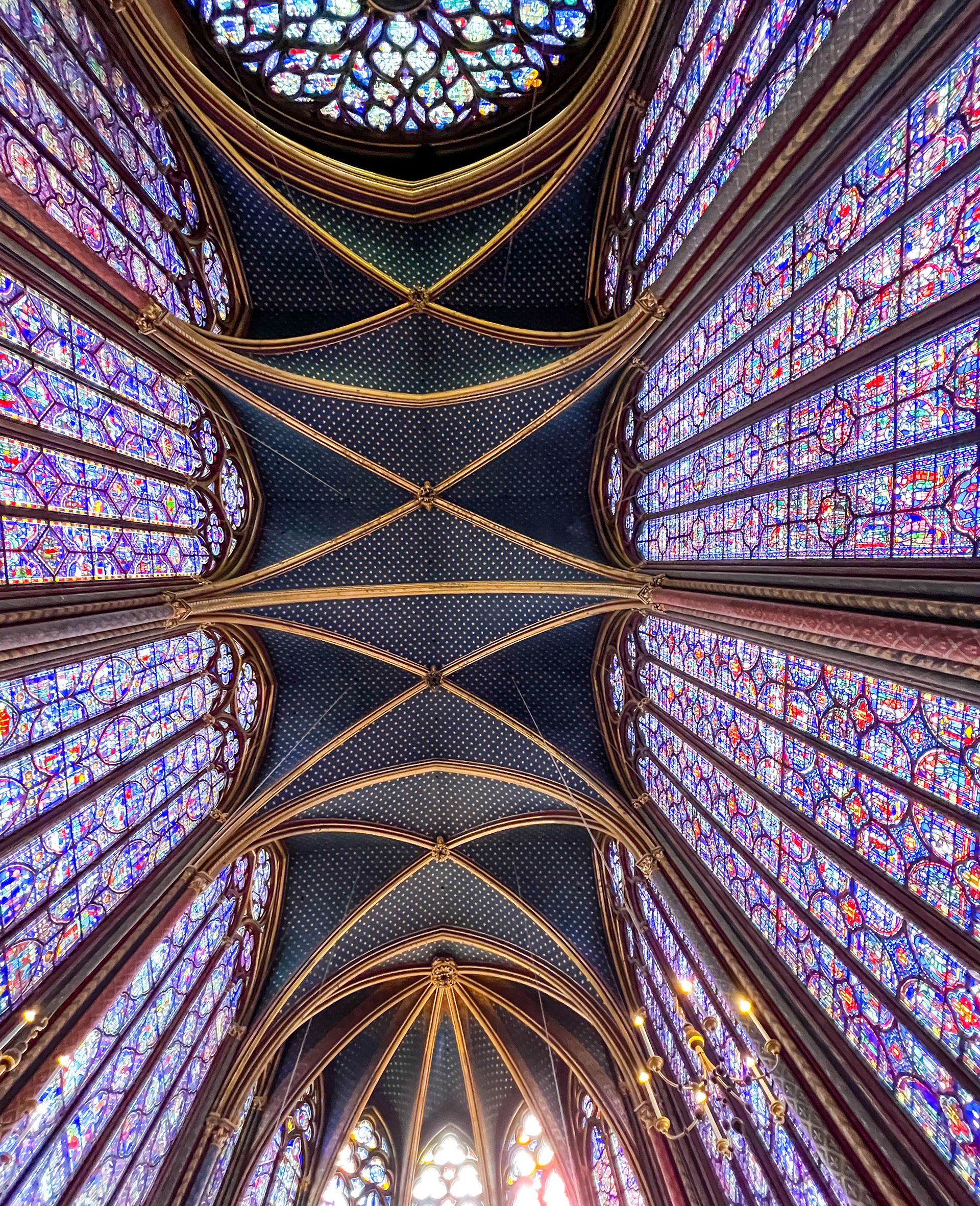 St Chapelle- upper level ceiling