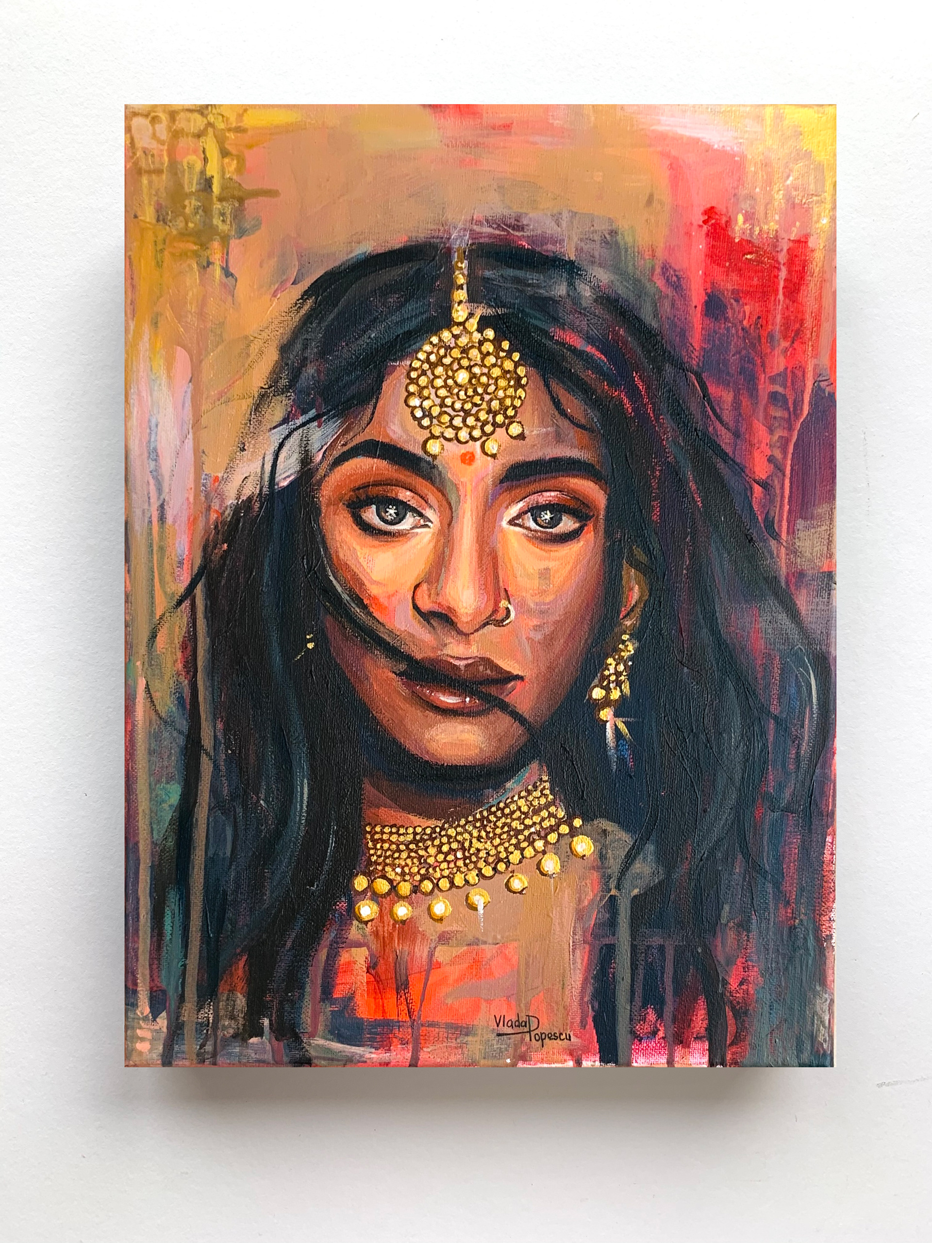 Feminine Beauty Series, 30x40cm, acrylic on canvas