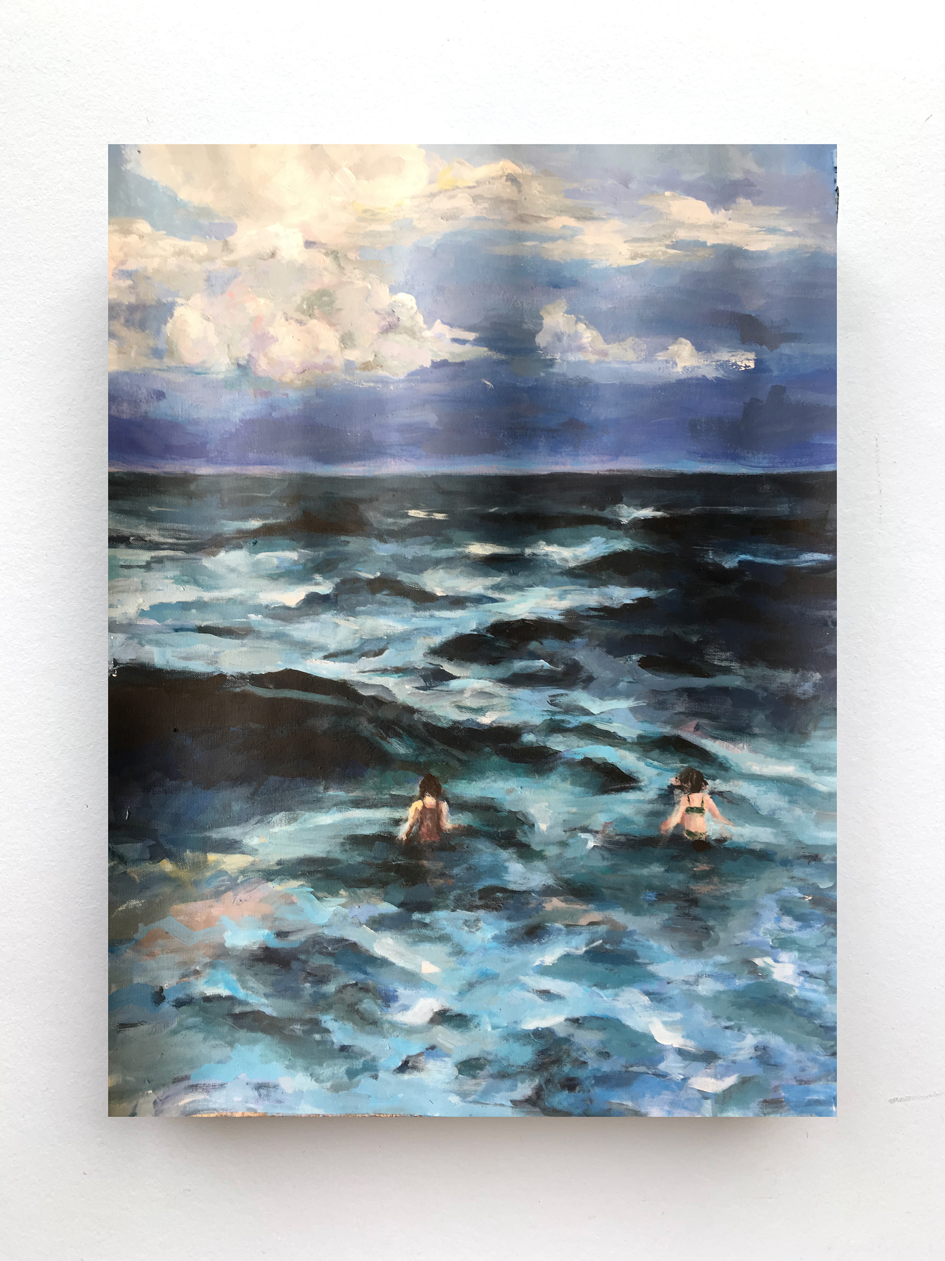 Beach Waves, 50x70cm, acrylic on canvas