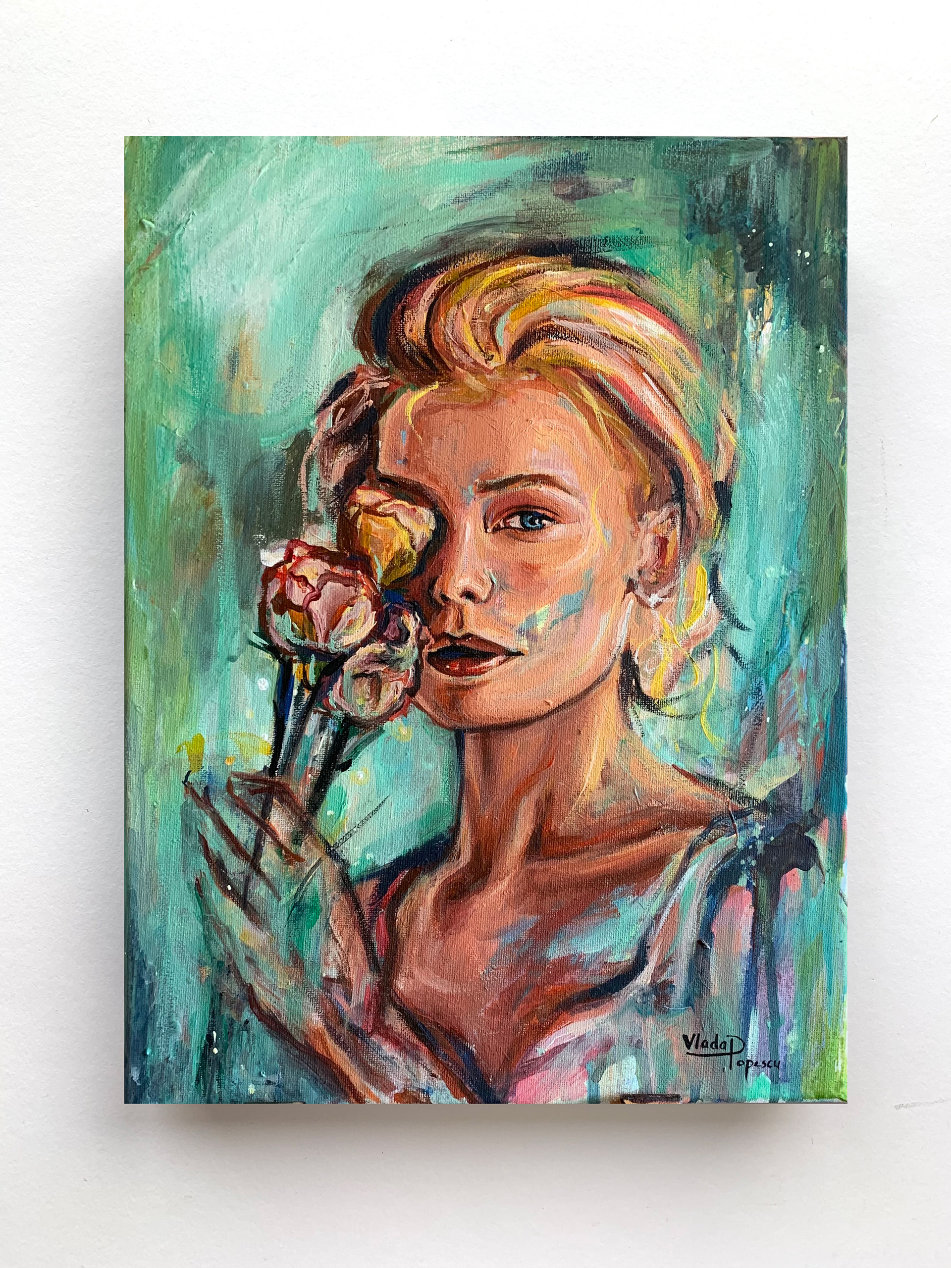 Feminine Beauty Series, 30x40cm, acrylic on canvas