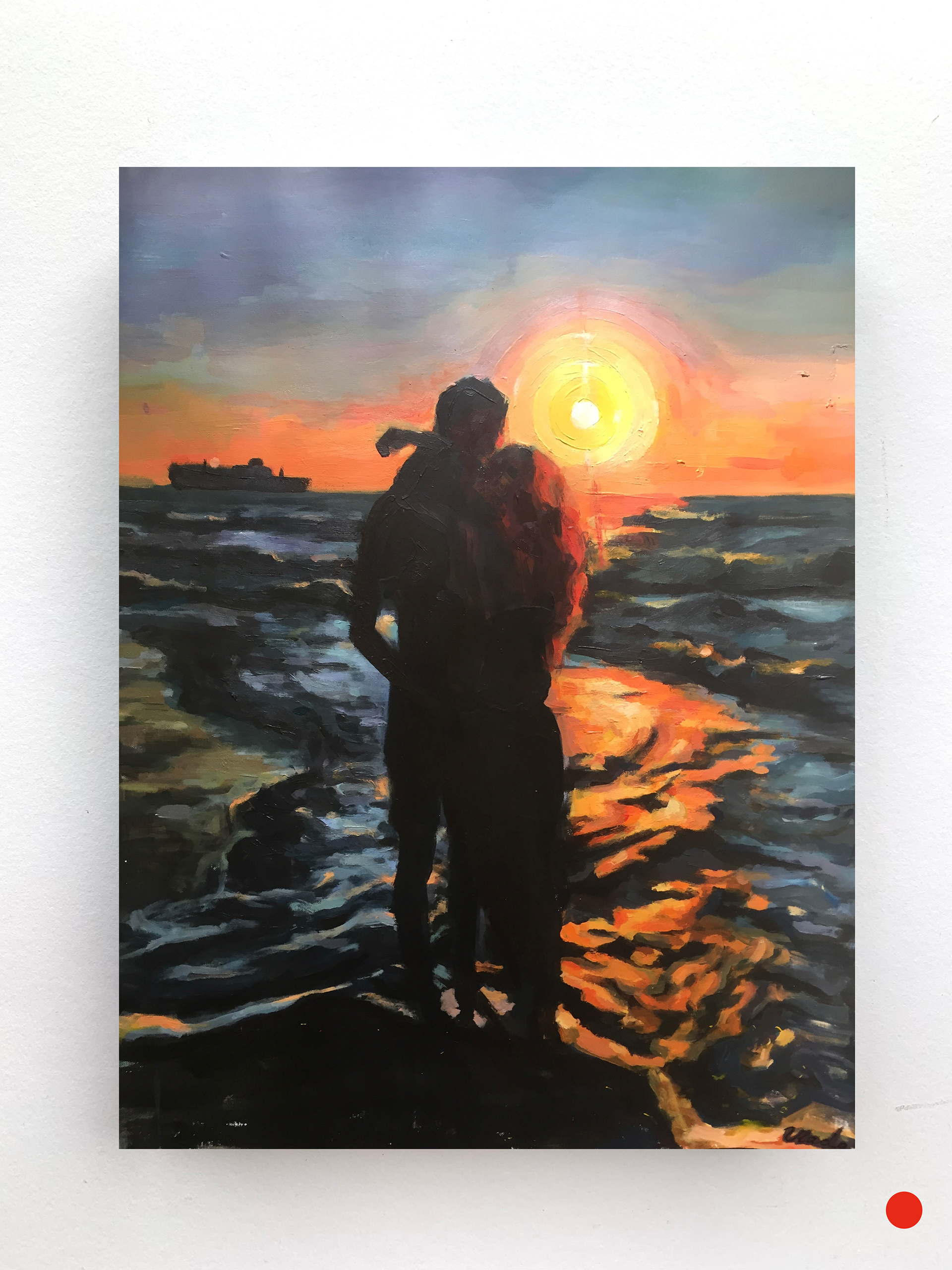 Sunrise Love, 50x70cm, acrylic on canvas