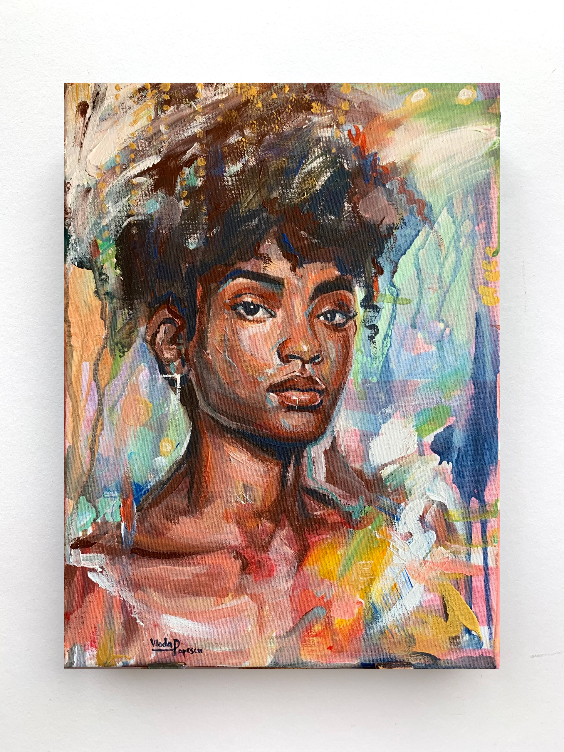 Feminine Beauty Series, 30x40cm, acrylic on canvas