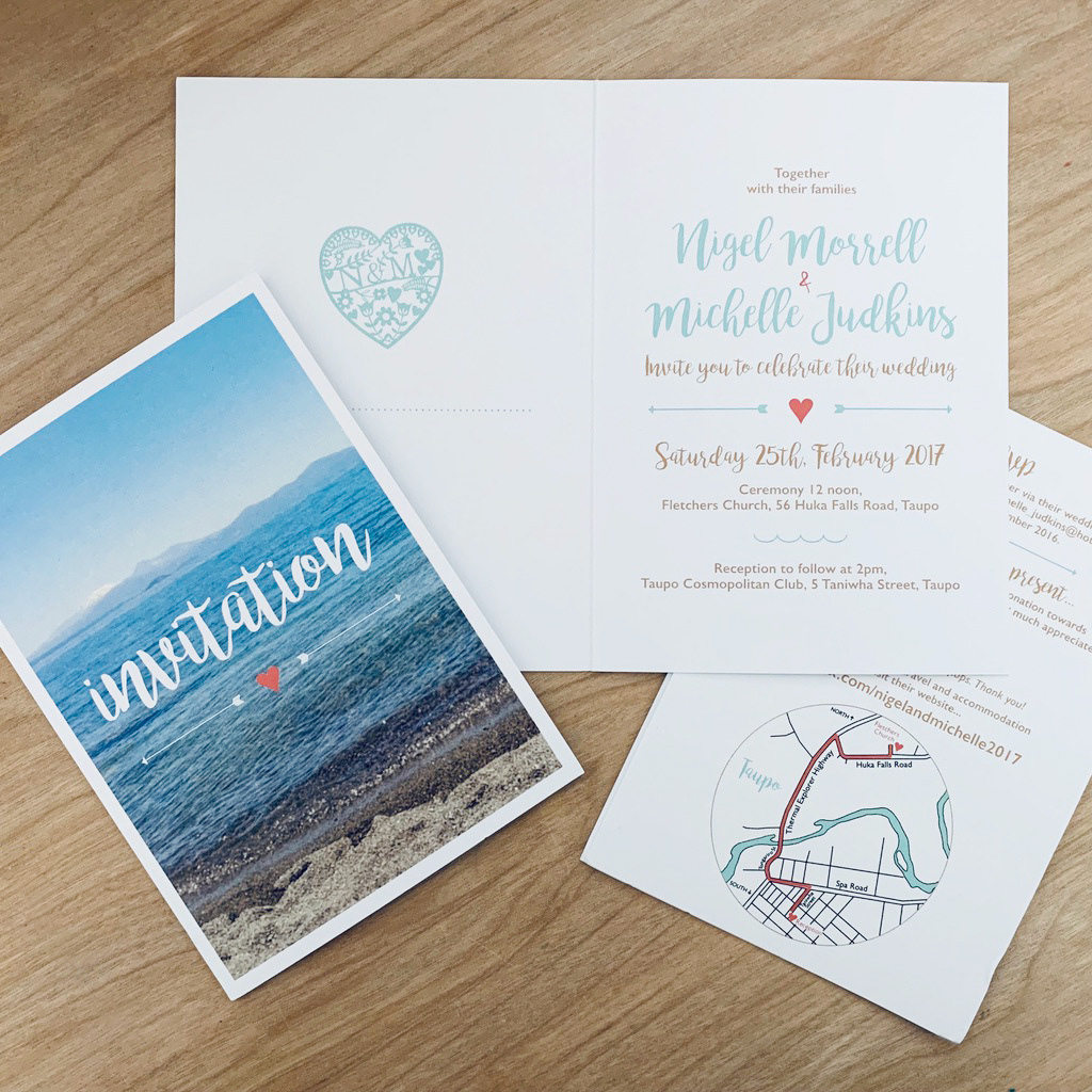 THE LAKE WEDDING INVITATION