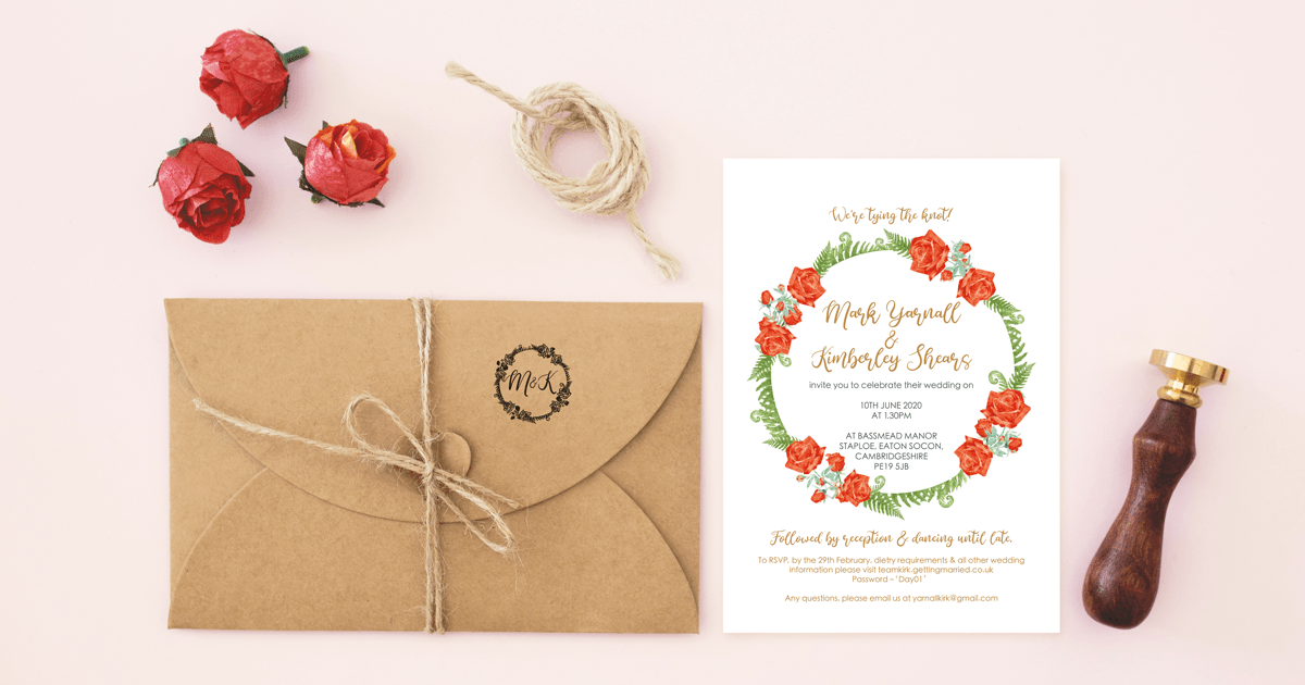 THE ROSE AND FERN WEDDING