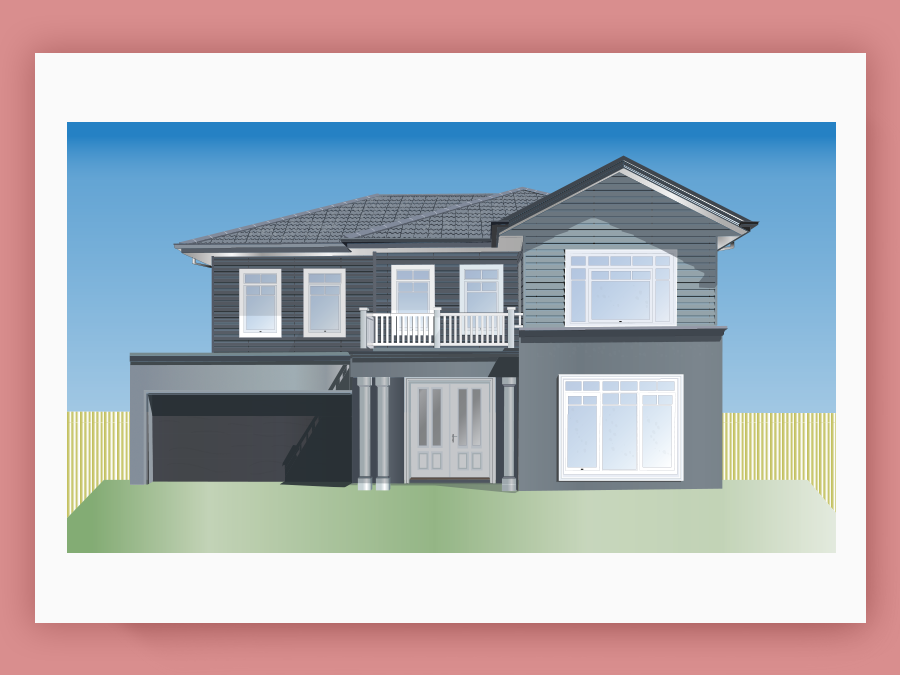 Vector illustration house