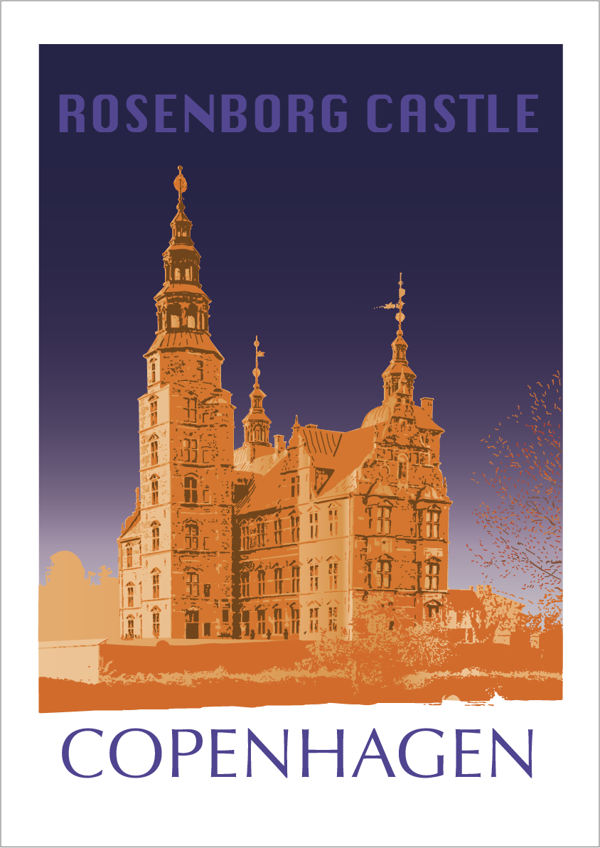 Vintage poster created in a previous project