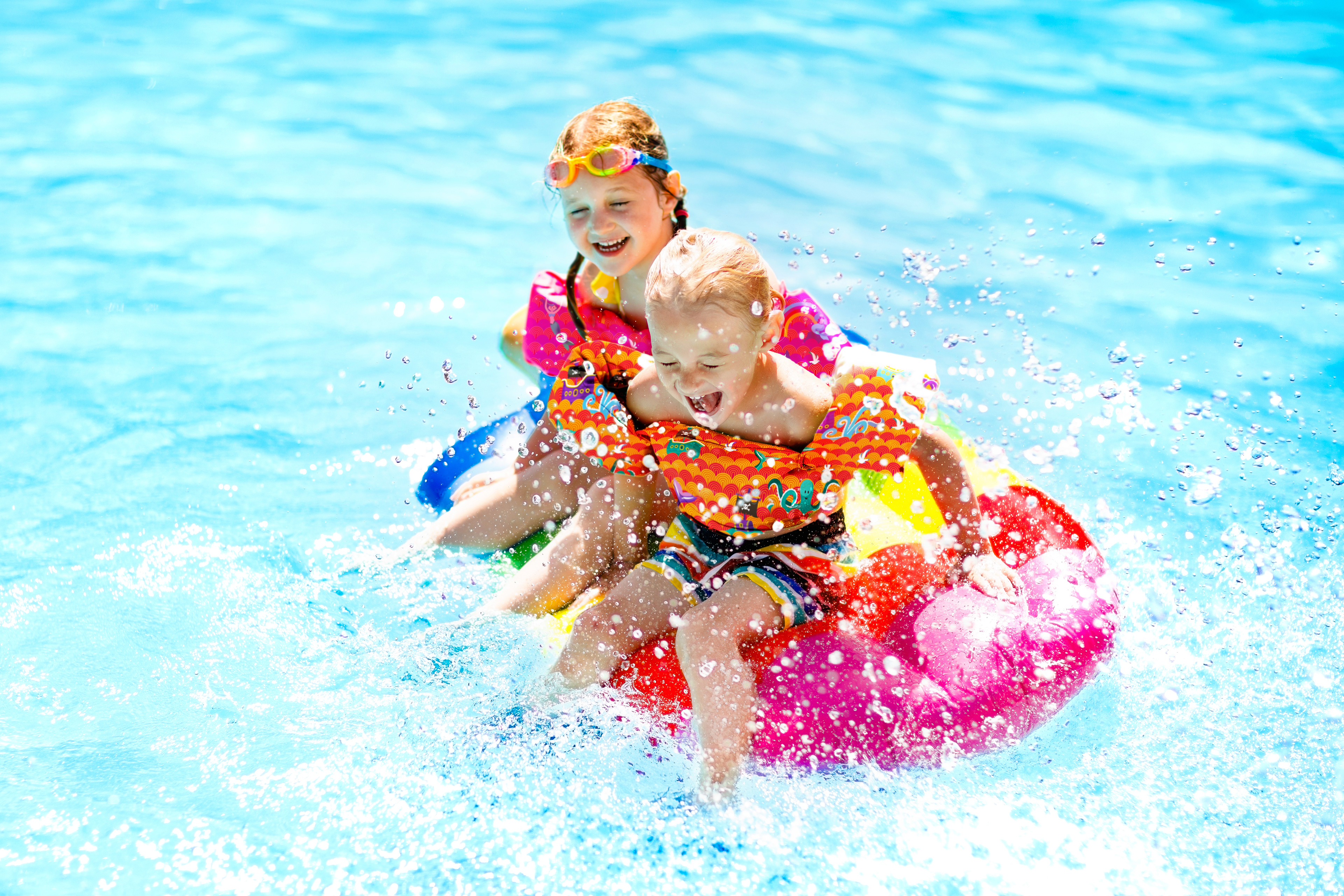 Visual - WaterWings Sunset Pirate & Rainbow Mermaid