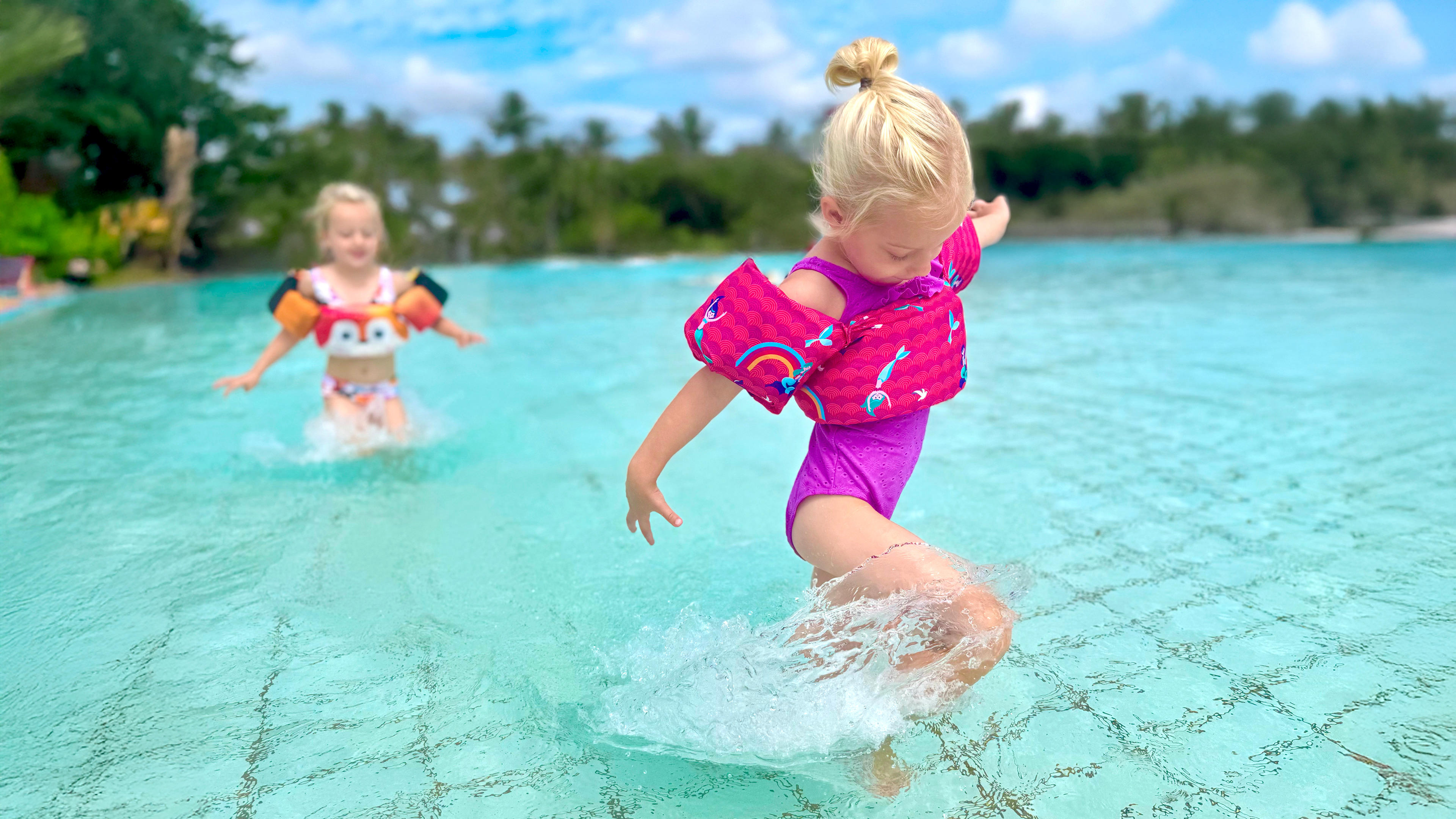 Visual - WaterWings Rainbow Mermaid & Colorful Fox