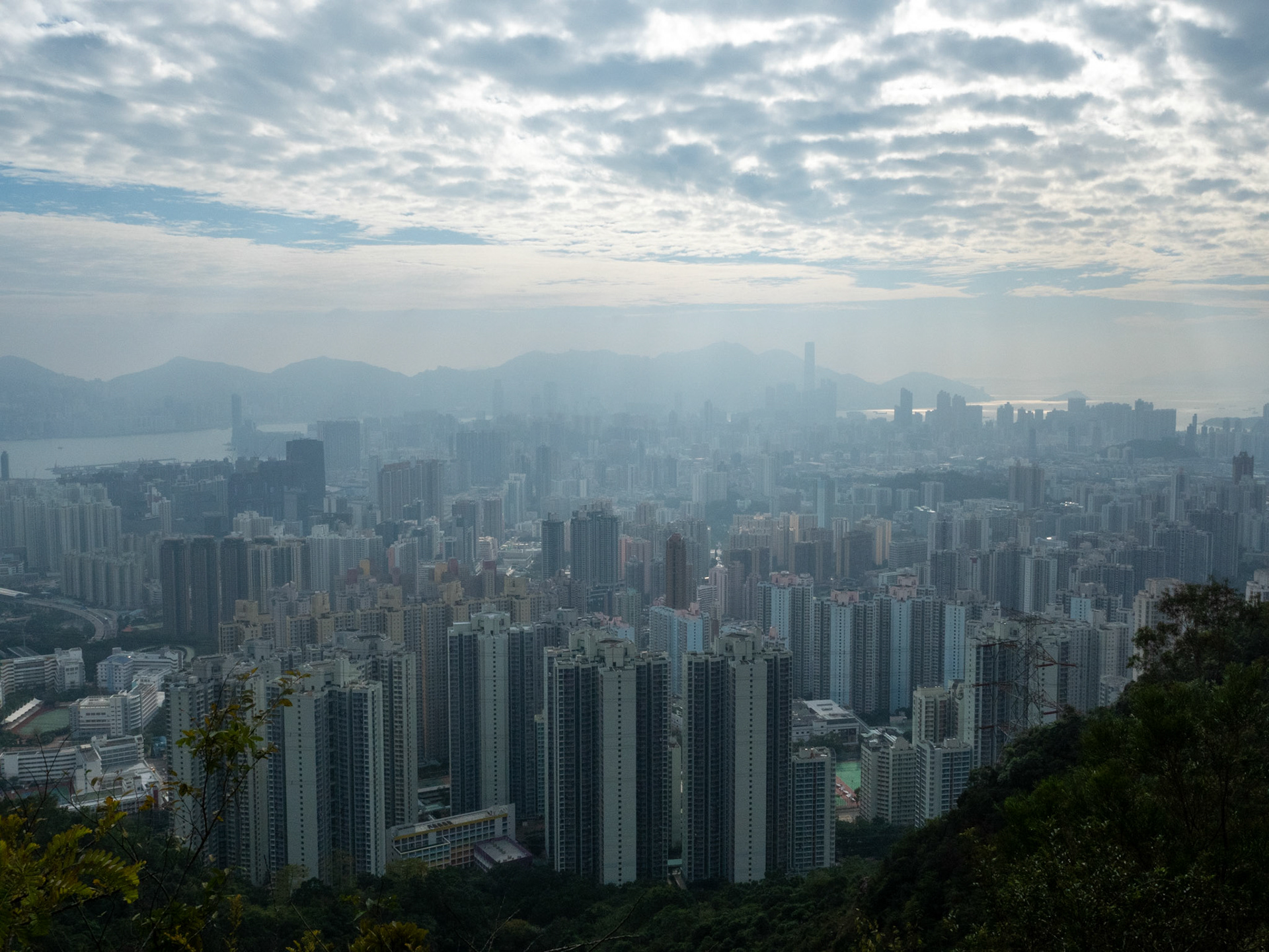 kowloon from shatin pass