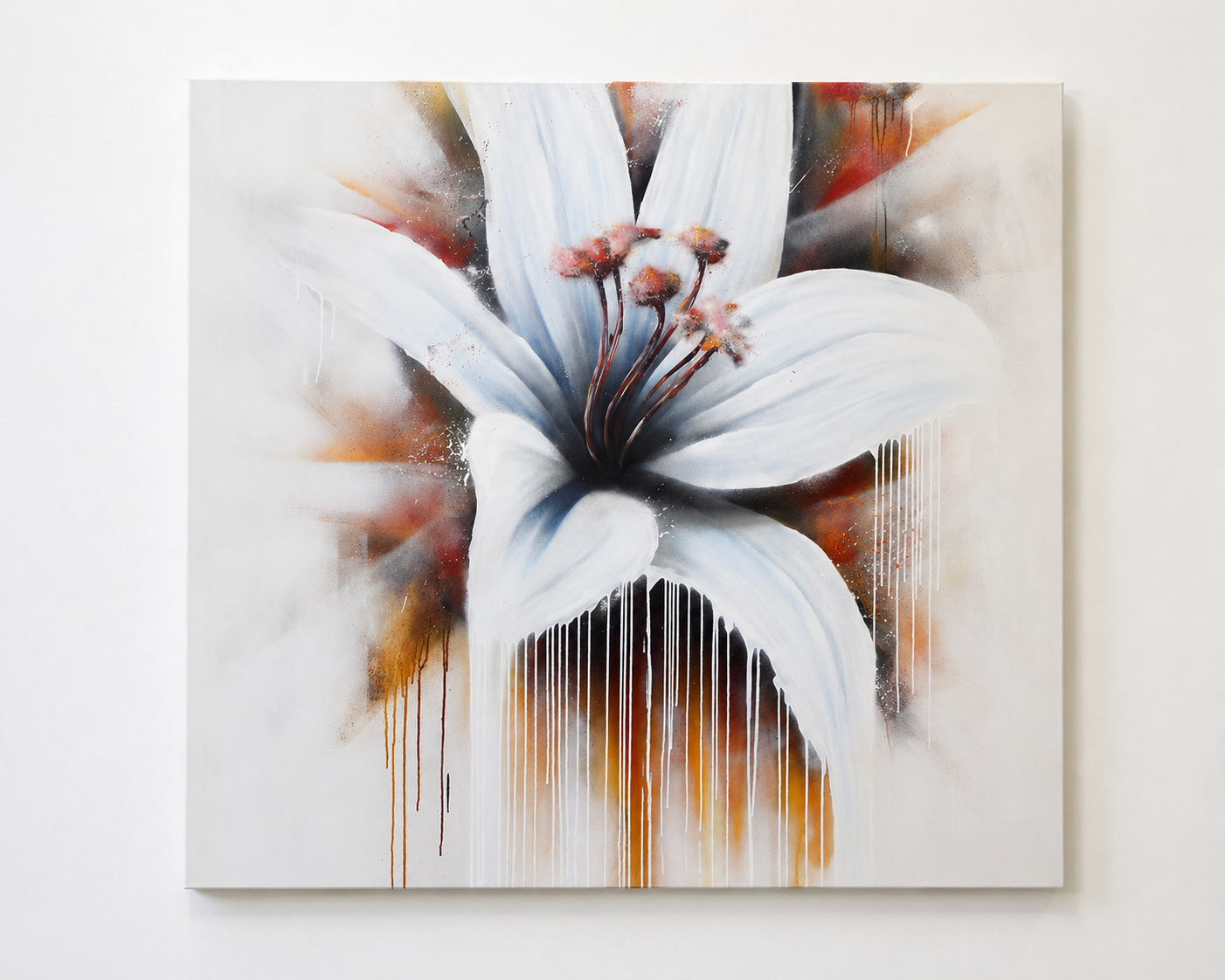 DRIPPING LILY I  120cm x 150cm |  2021