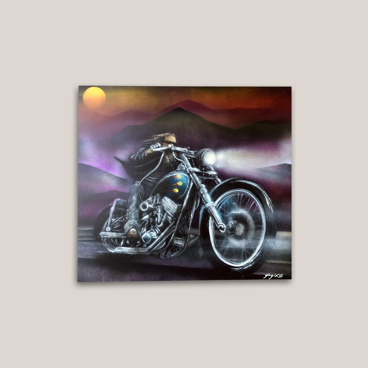 RESPECT DAVID MANN I 50cm x 50cm I 2022
