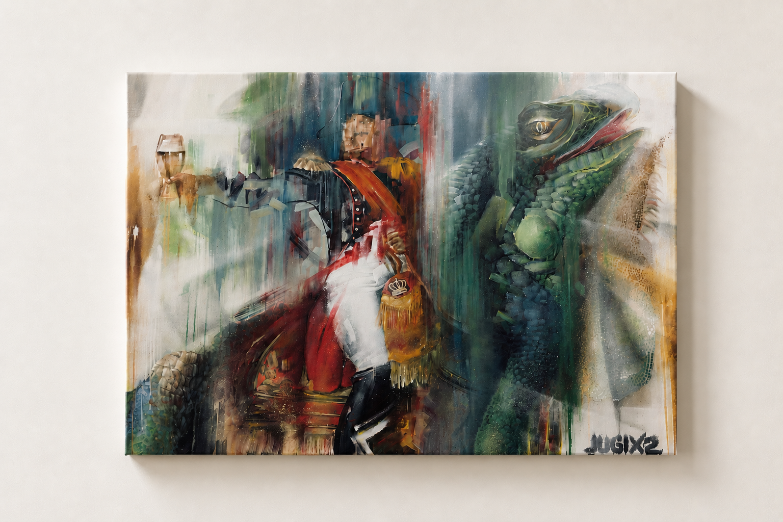 FAT LIZARD I 100cm x 150cm | 2020