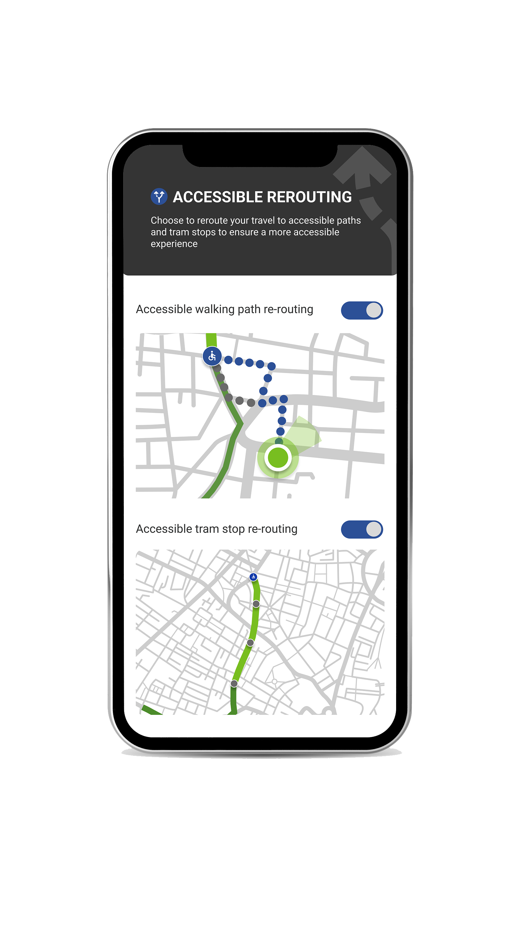Accessible rerouting