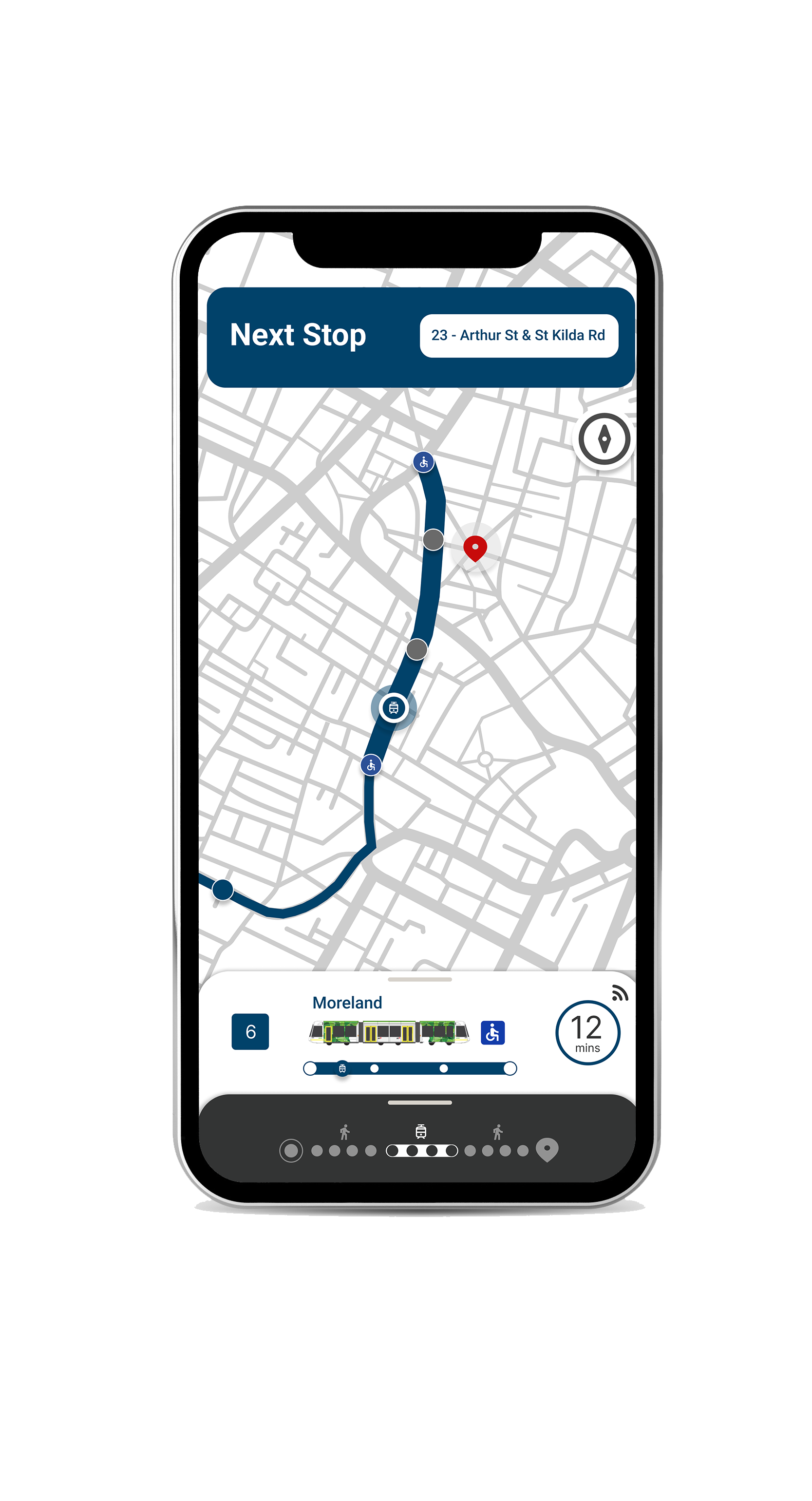Accessible tram stops