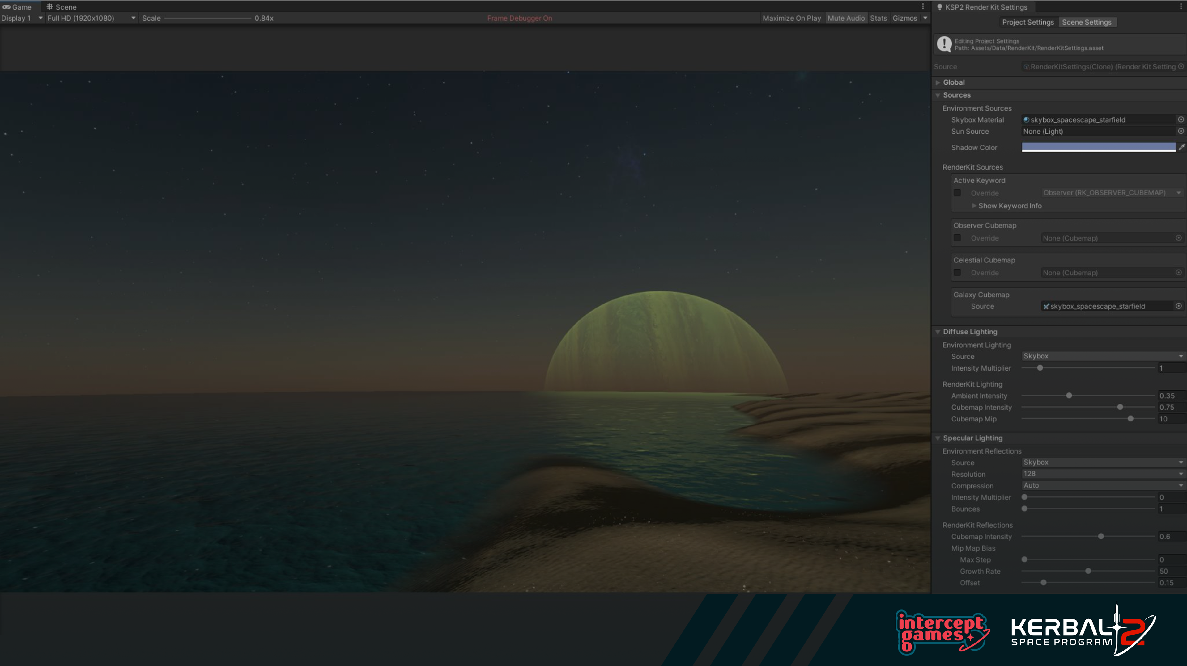 Specular GI Sample and Custom Render Kit Editor