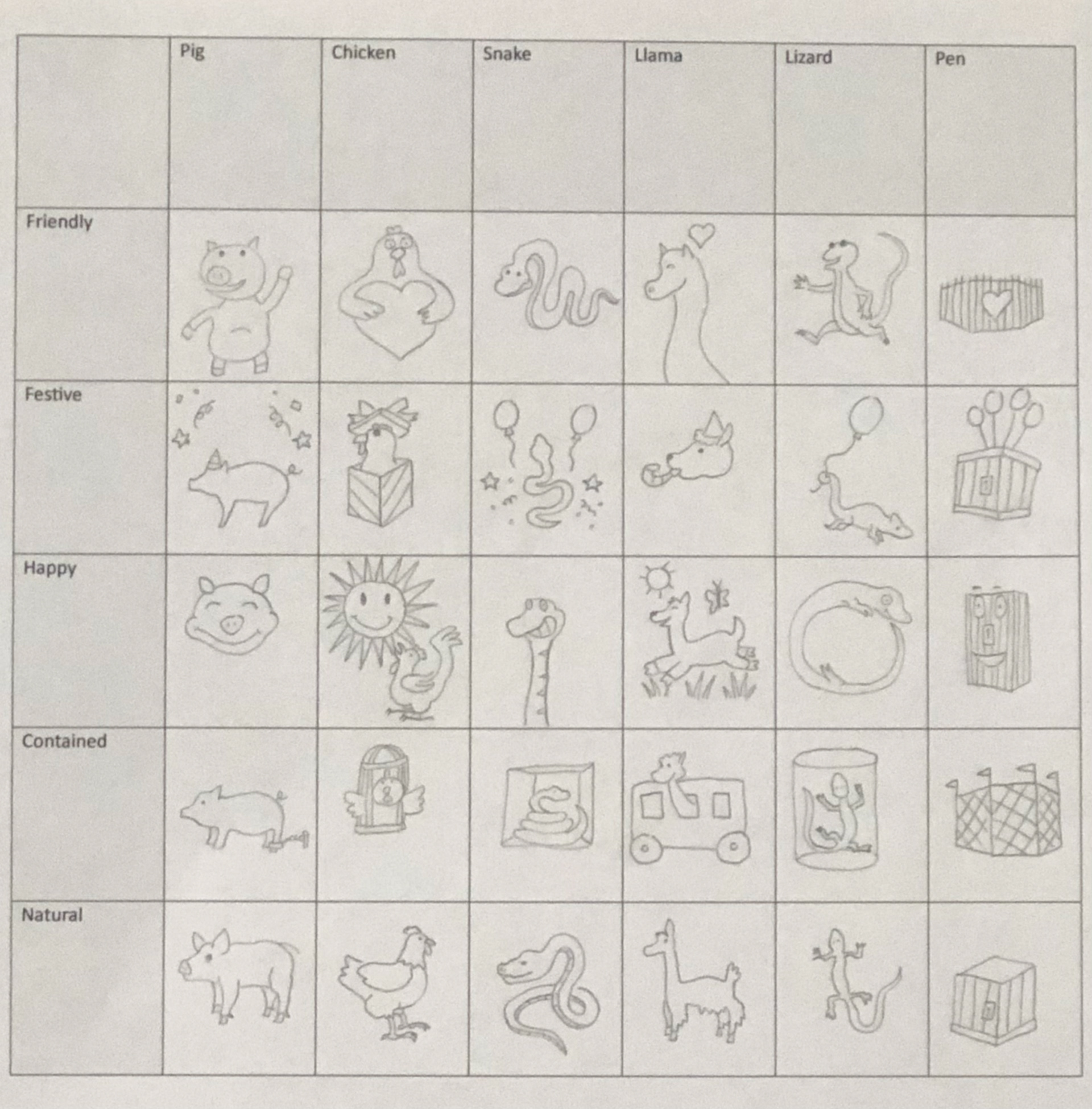 Step 1: Sketches